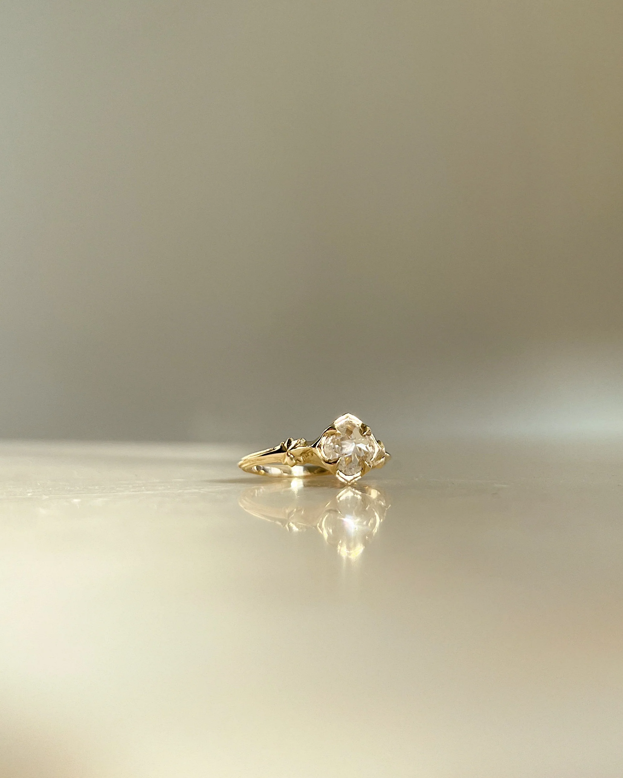 Asterism // 14ky + 0.81ct Diamond - Image 2