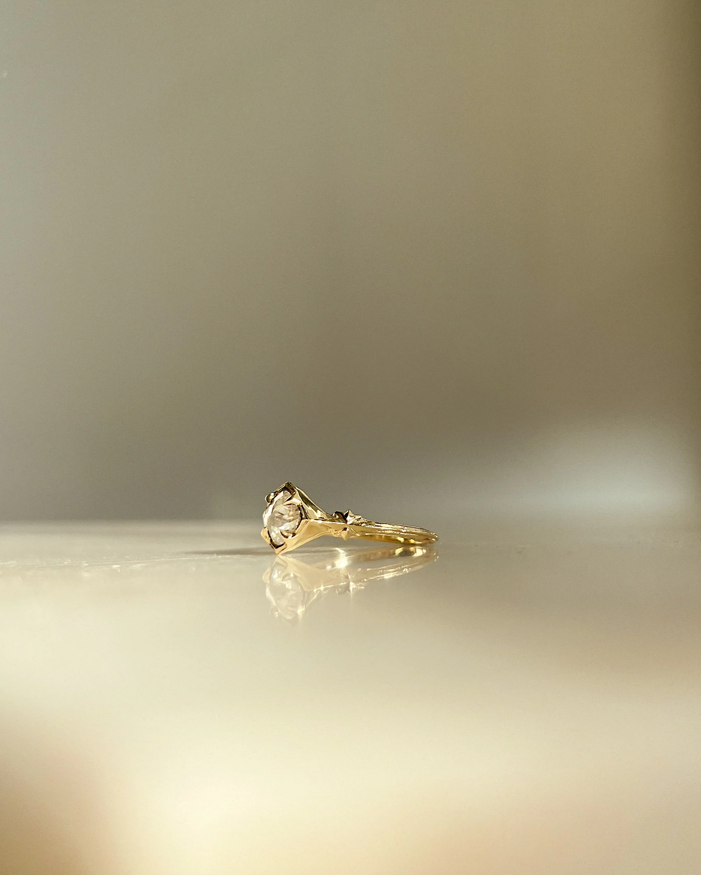 Asterism // 14ky + 0.81ct Diamond - Image 3