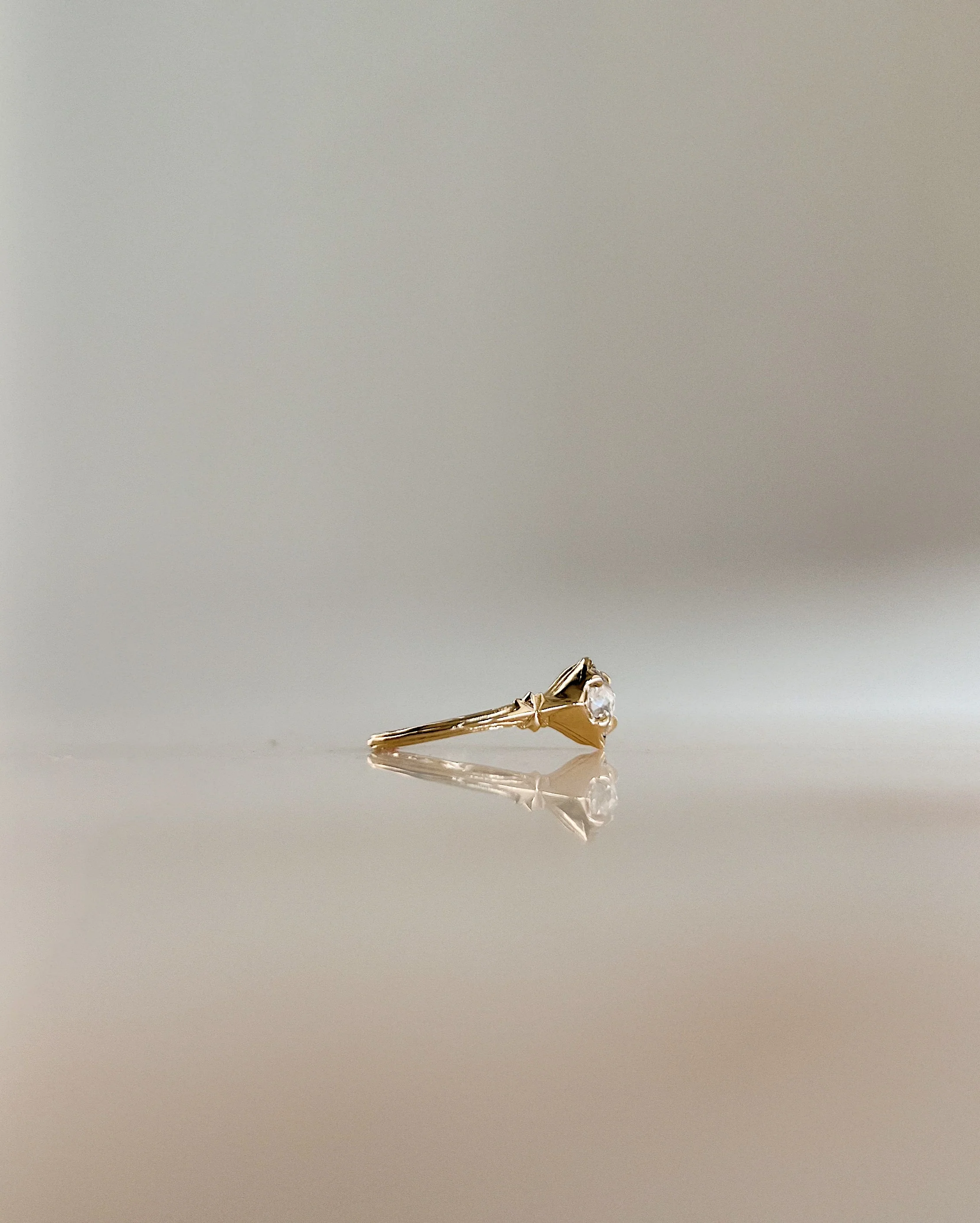 Asterism // 14ky + 0.81ct Diamond - Image 5