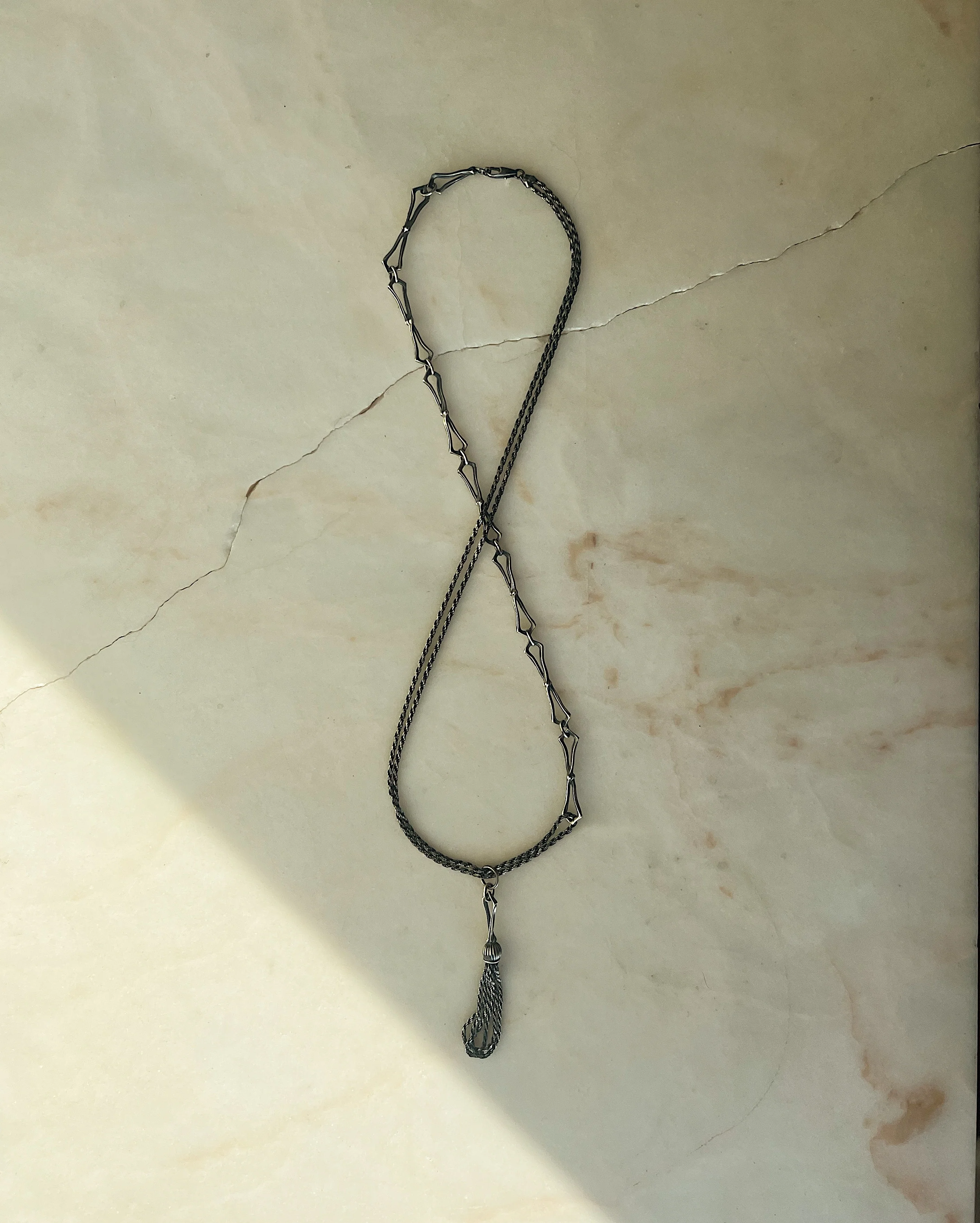 Chiasmus // Silver Necklace