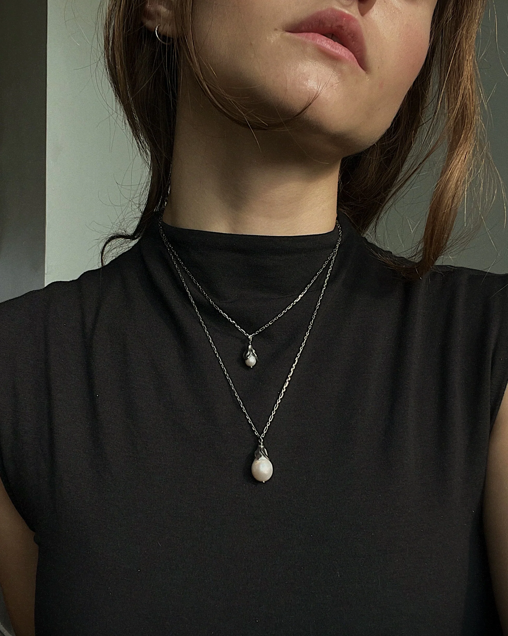 Daphne II // Large Baroque Pearl // Necklace - Image 3