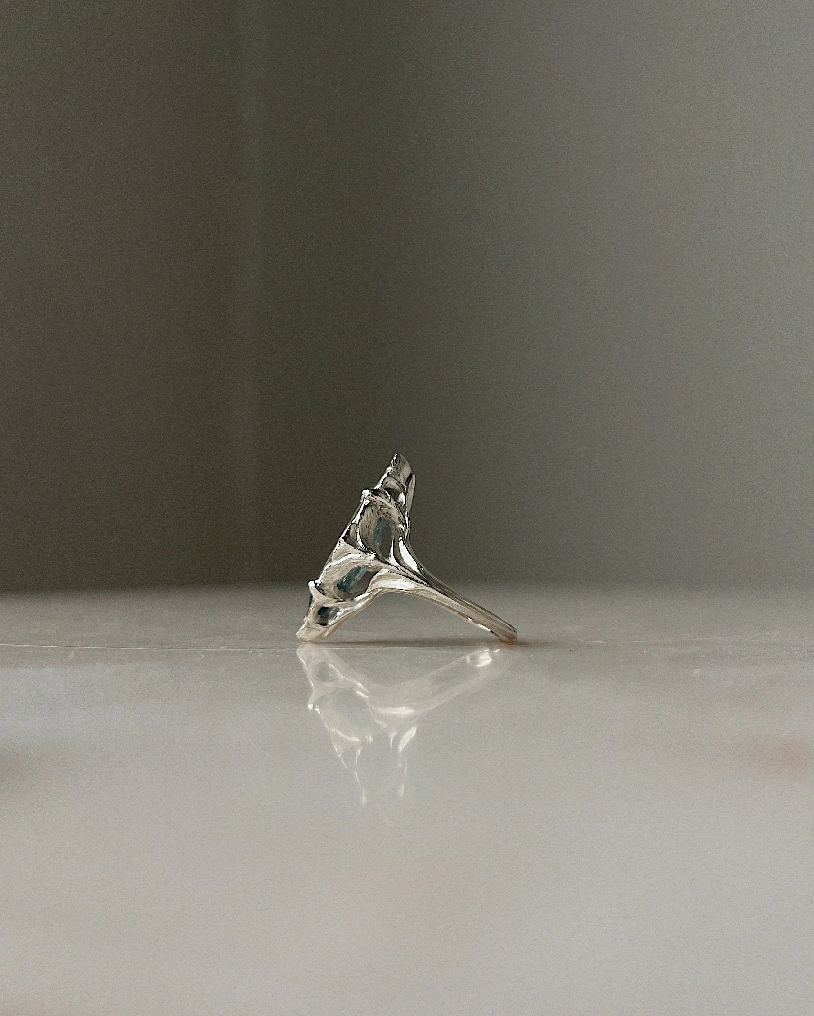 Daphne // Silver + Aquamarine Sunstone - Image 3