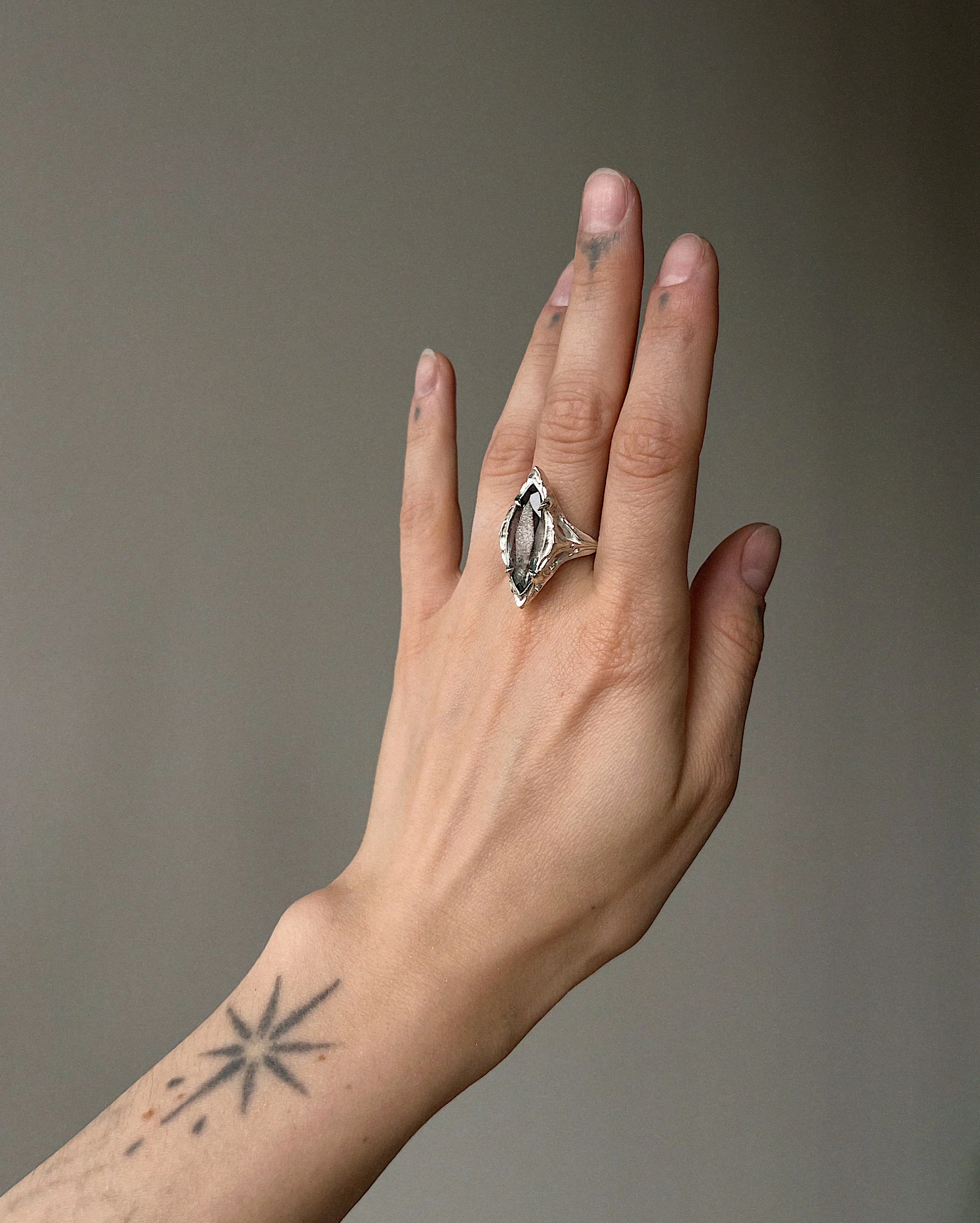 Daphne // Silver + Aquamarine Sunstone - Image 5