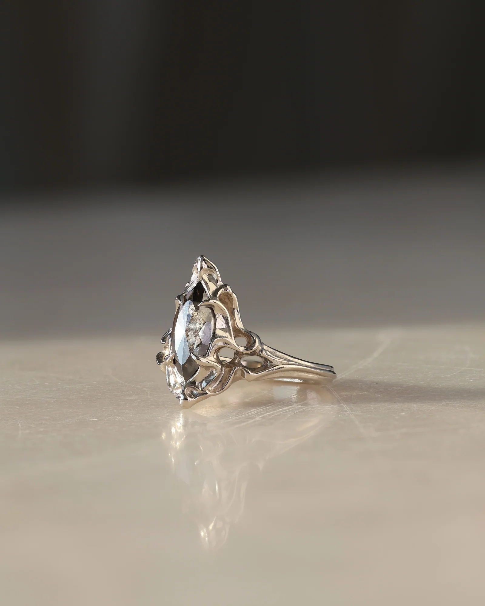 Fouet I // 14kw Gold + Salt & Pepper Diamond // 5.75 - Image 2