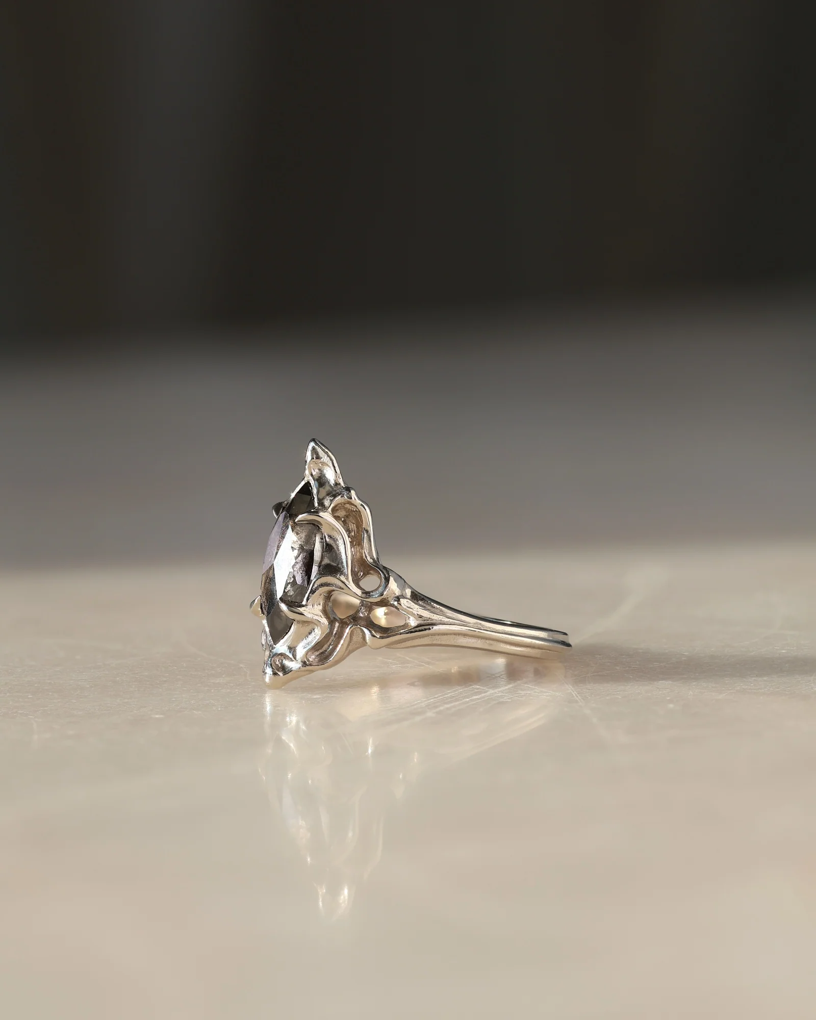Fouet I // 14kw Gold + Salt & Pepper Diamond // 5.75 - Image 3