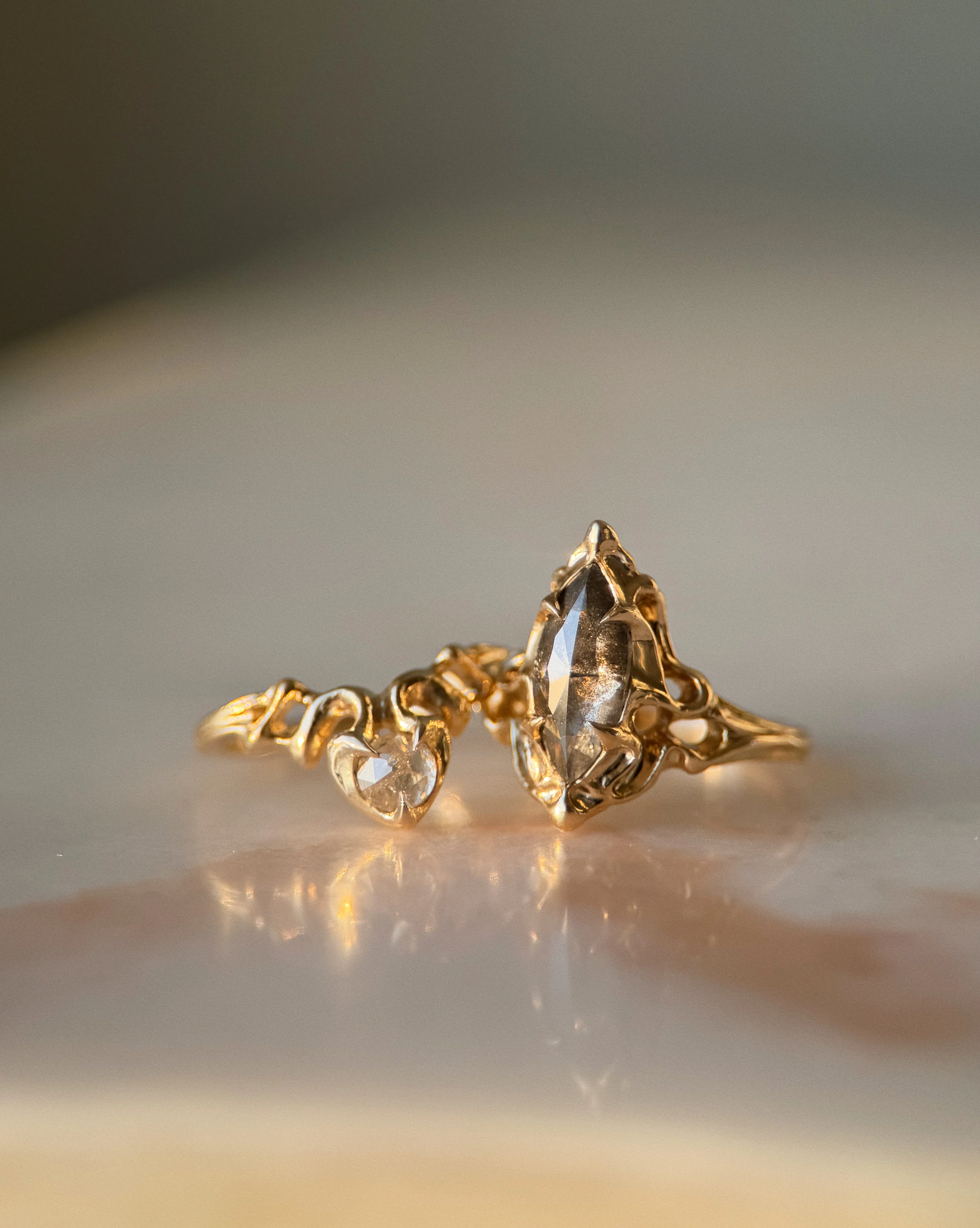 Fouet II // 14ky Gold + Icy Diamond // 4.75 - Image 5