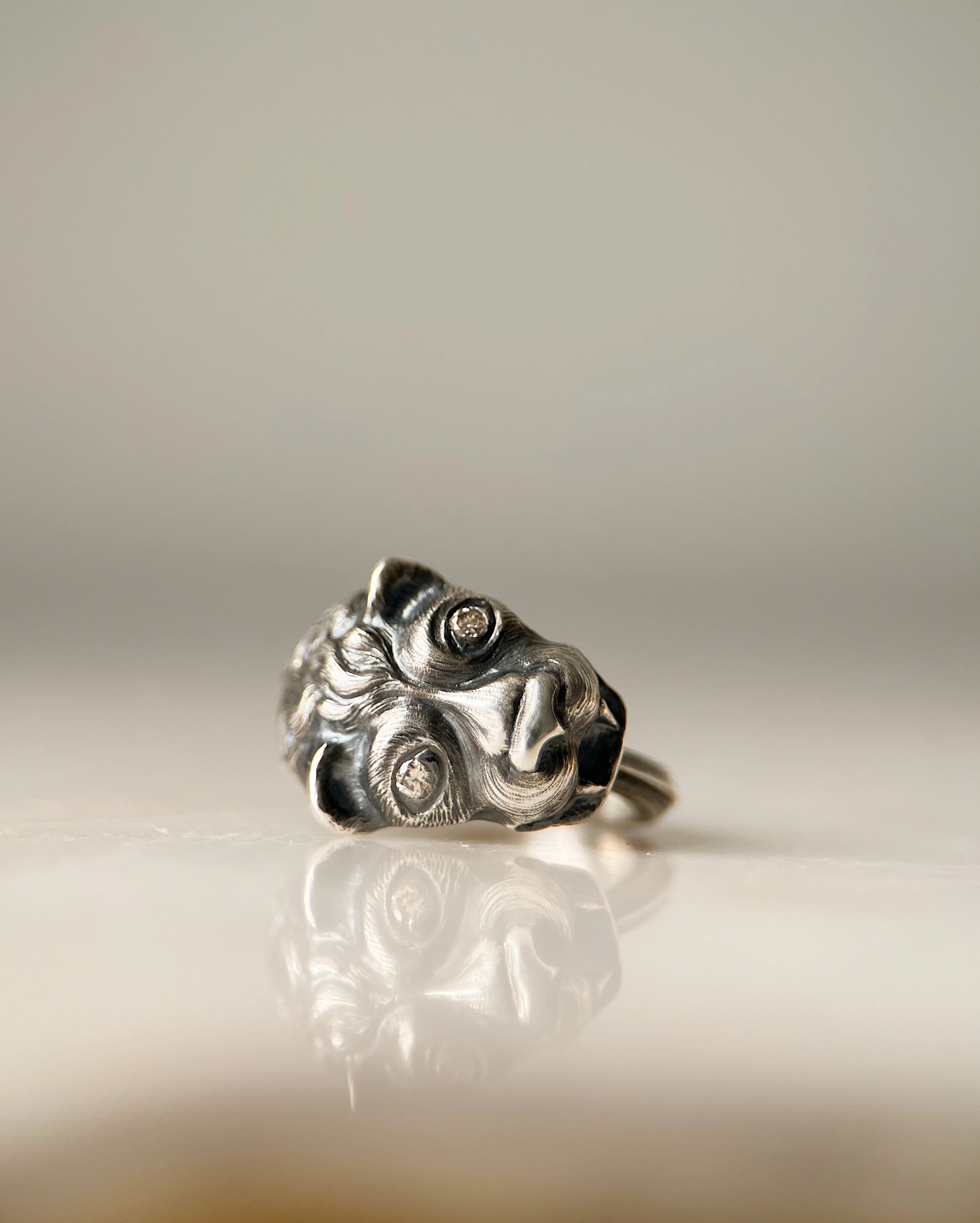 Gargoyle I // Silver + Diamond