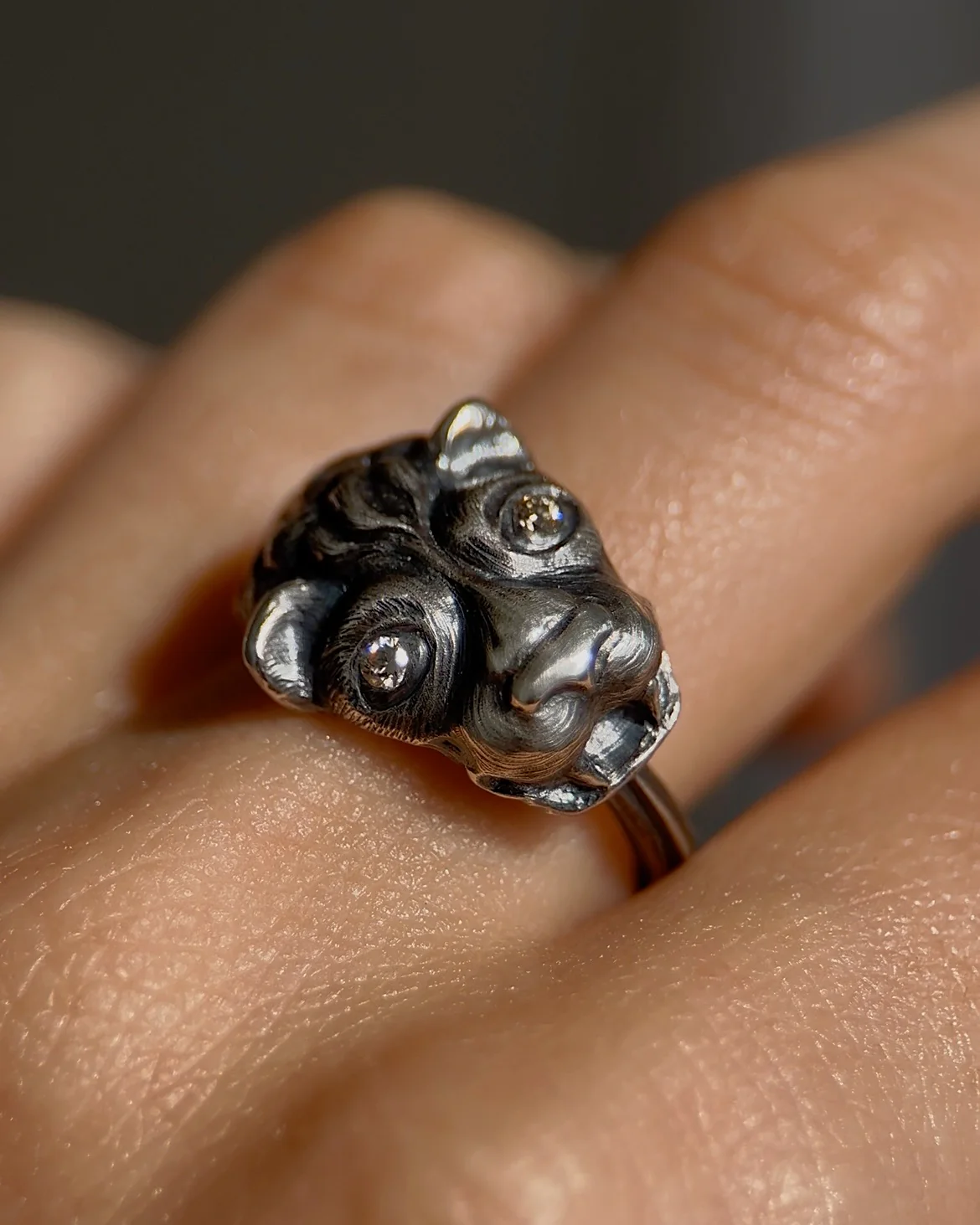 Gargoyle I // Silver + Diamond - Image 5