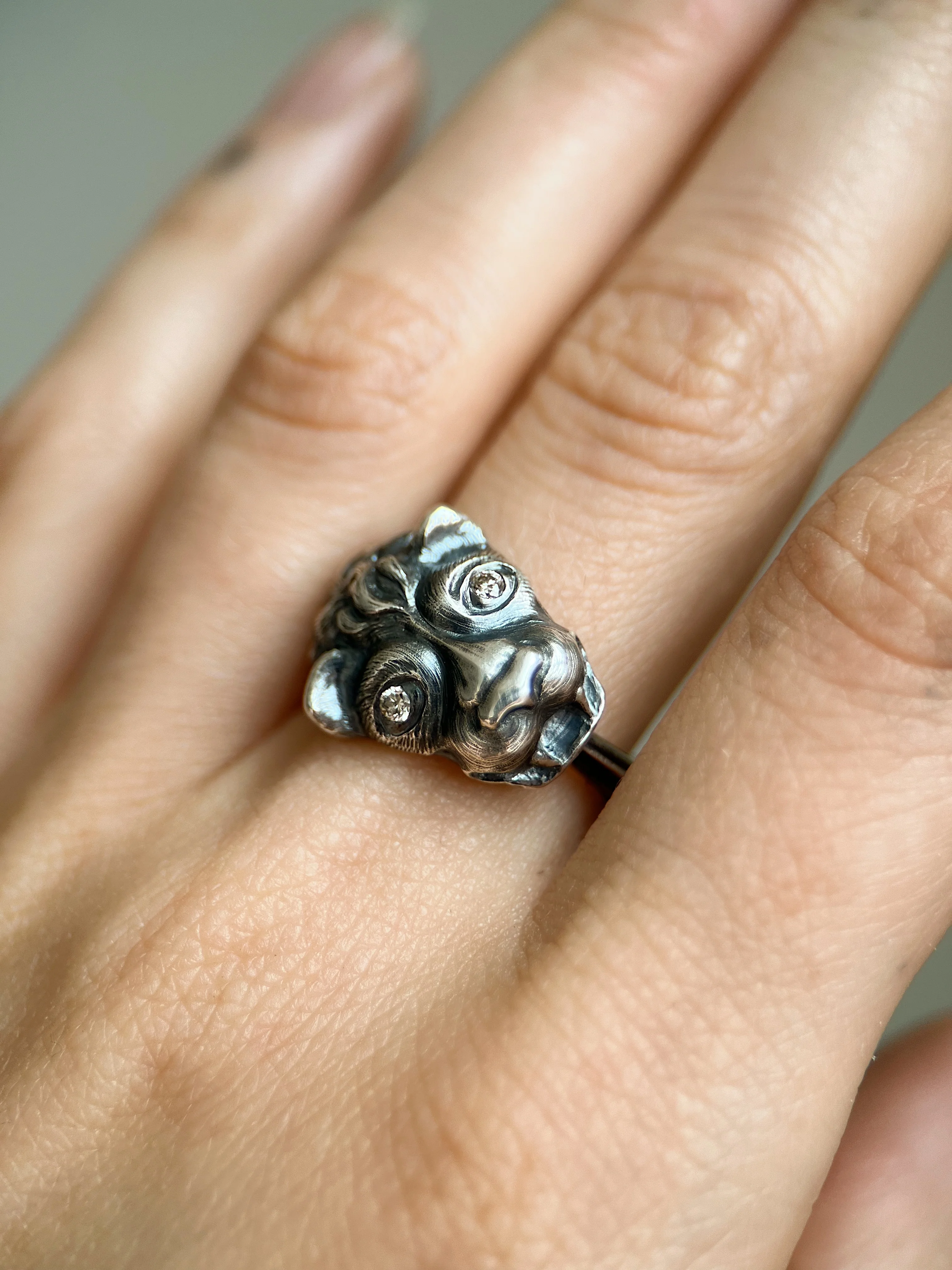 Gargoyle I // Silver + Diamond - Image 6