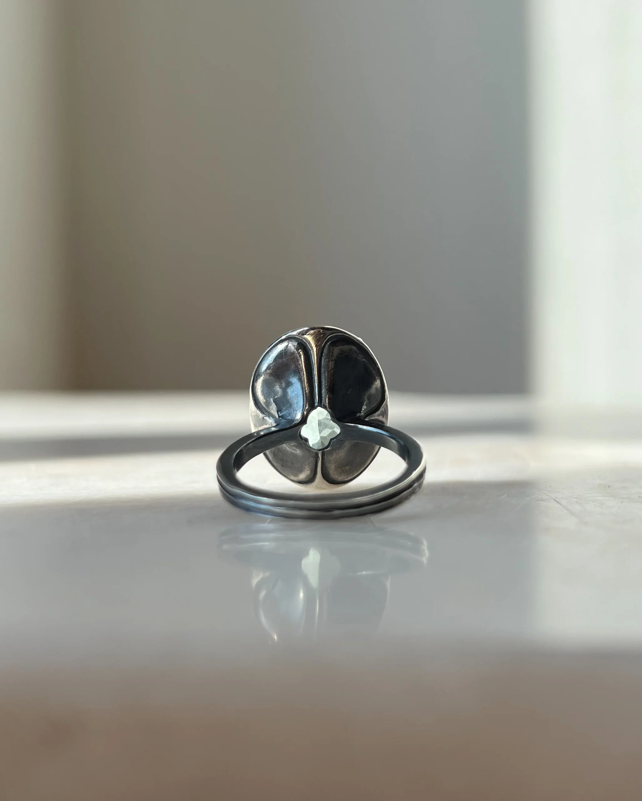 Halo // Silver + Aquamarine - Image 4