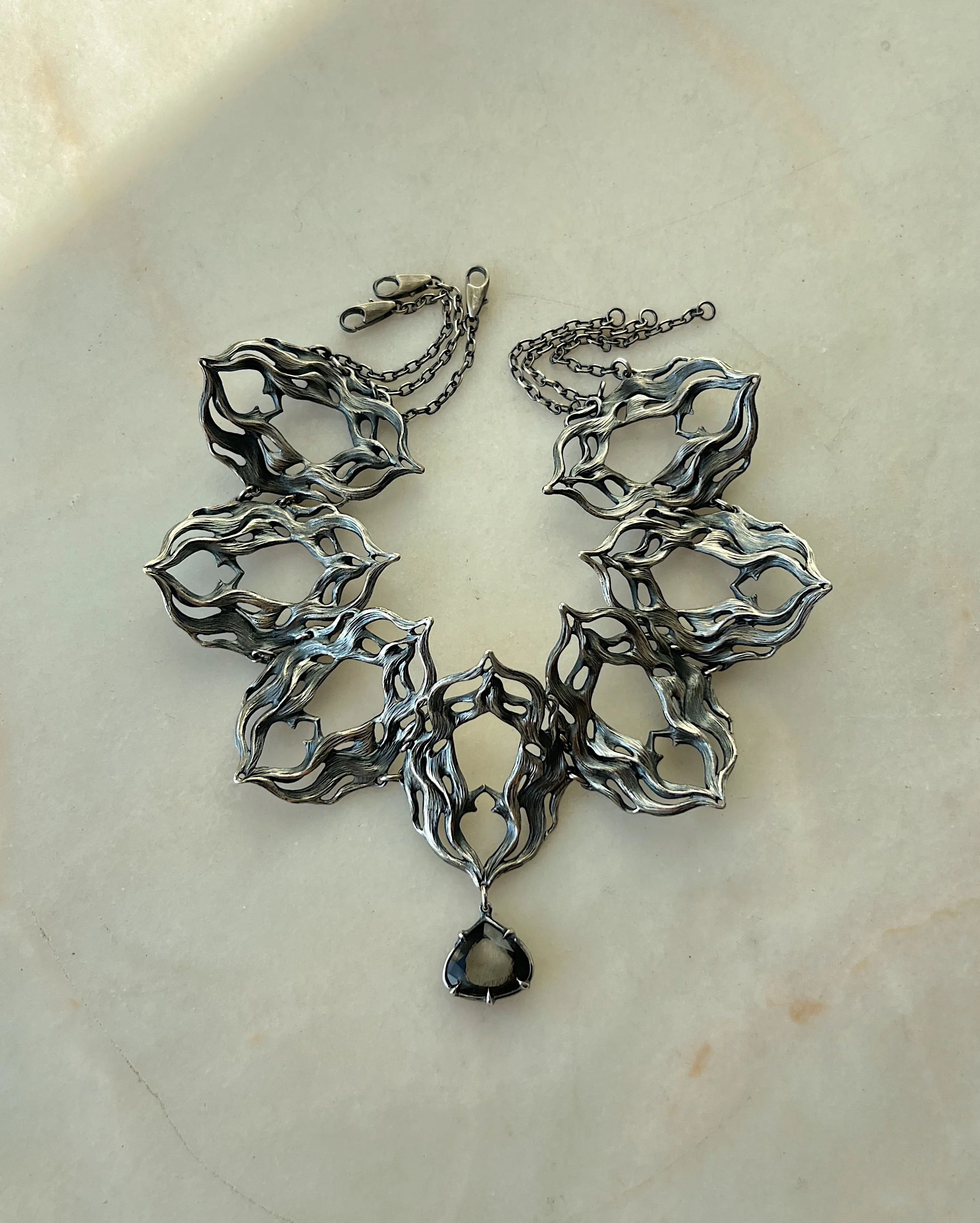 Joan Wept! // Moss Aquamarine Necklace