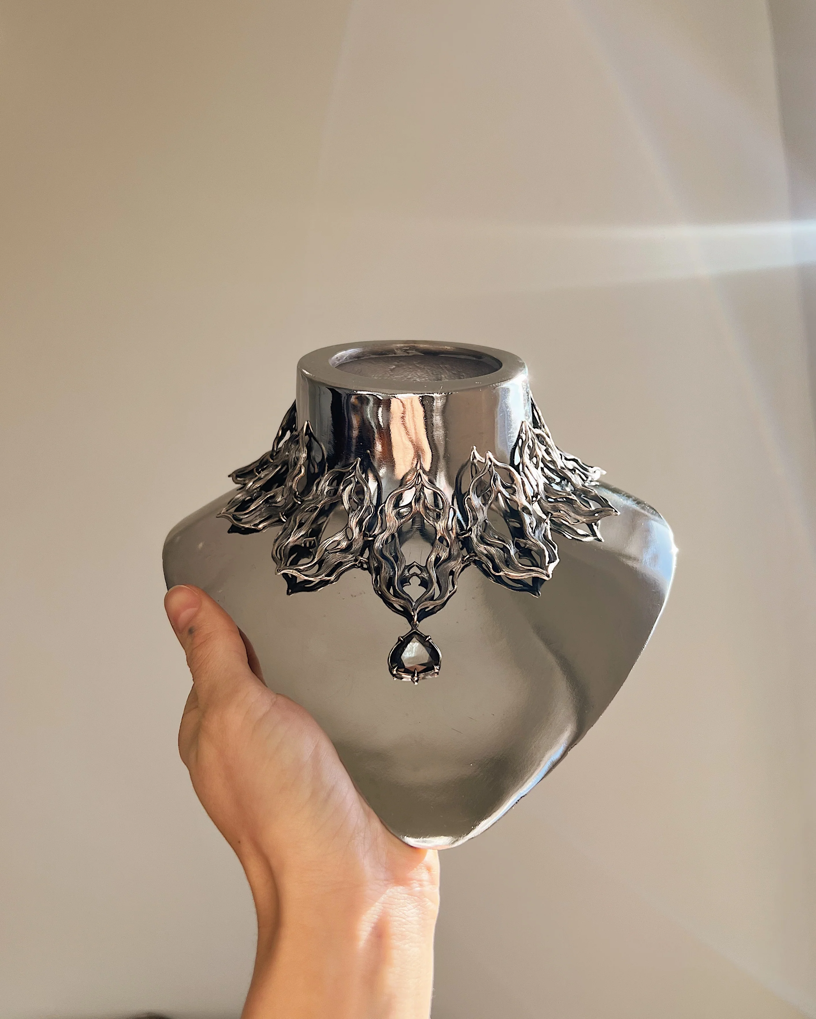 Joan Wept! // Moss Aquamarine Necklace - Image 2