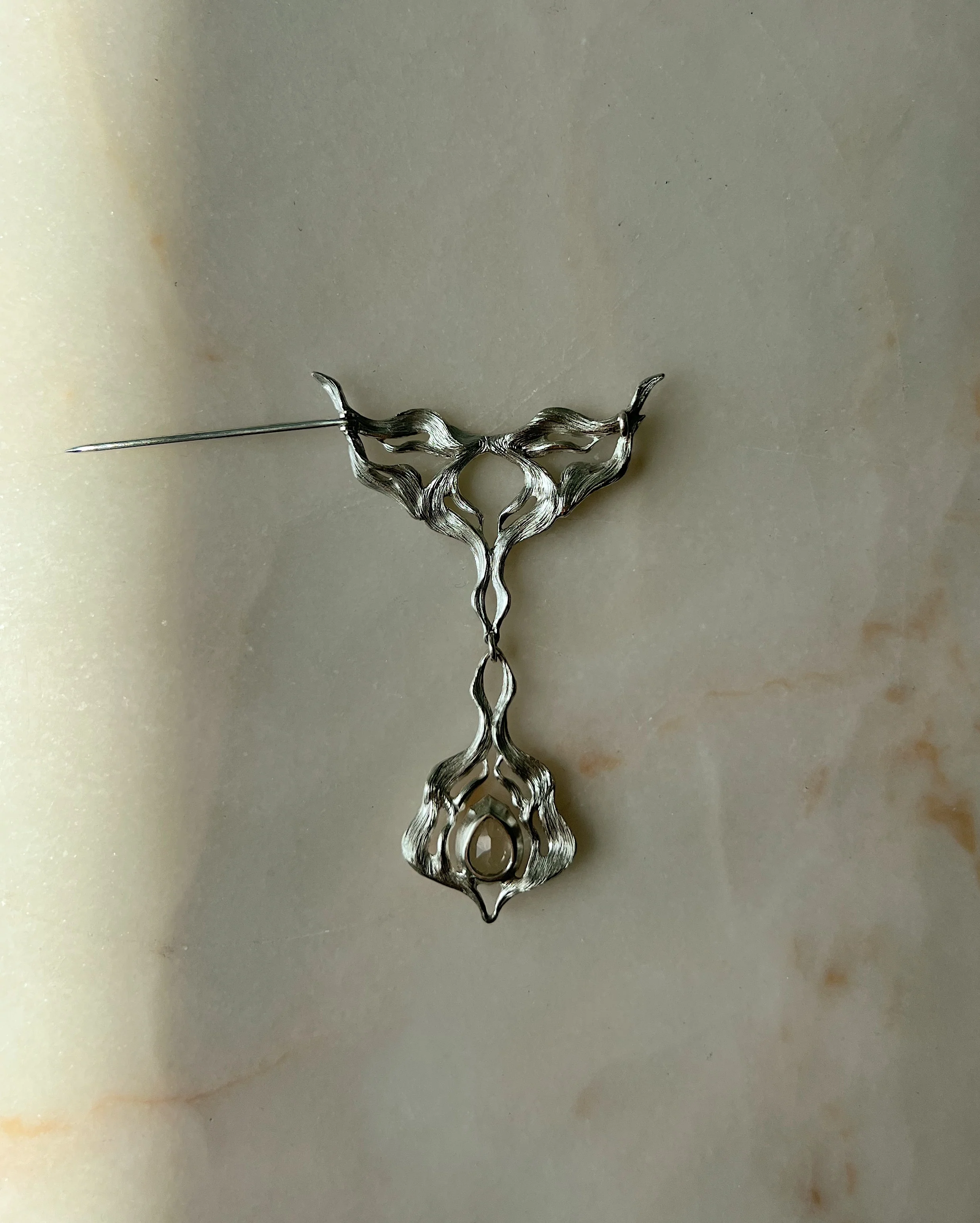 Joan Wept! Pt II // Silver Brooch - Image 2
