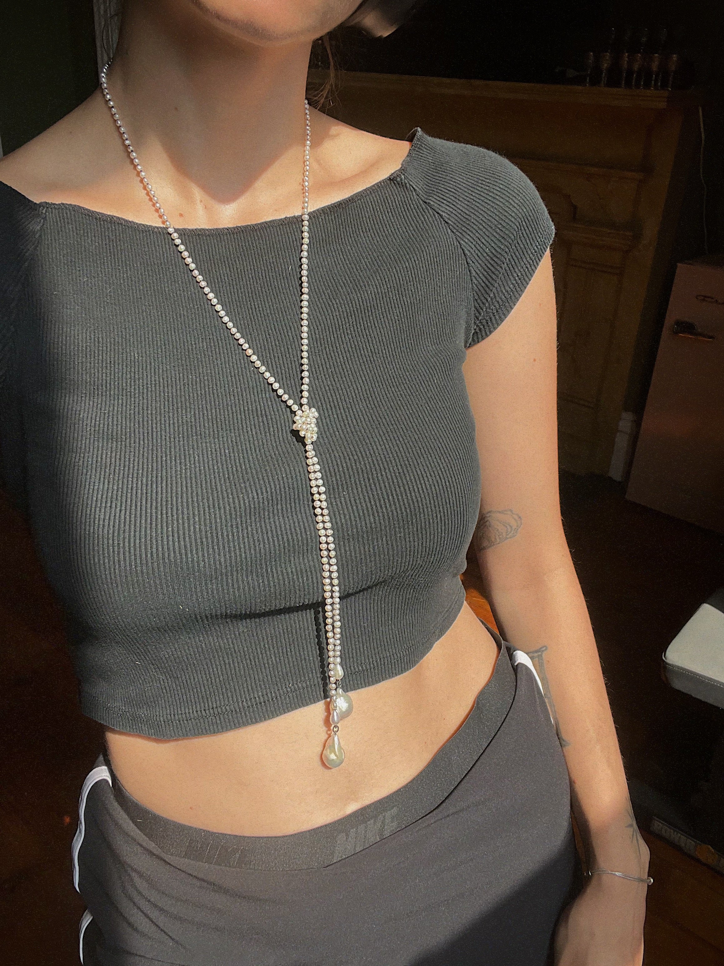 Lasso! // Baroque Pearl Necklace - Image 5