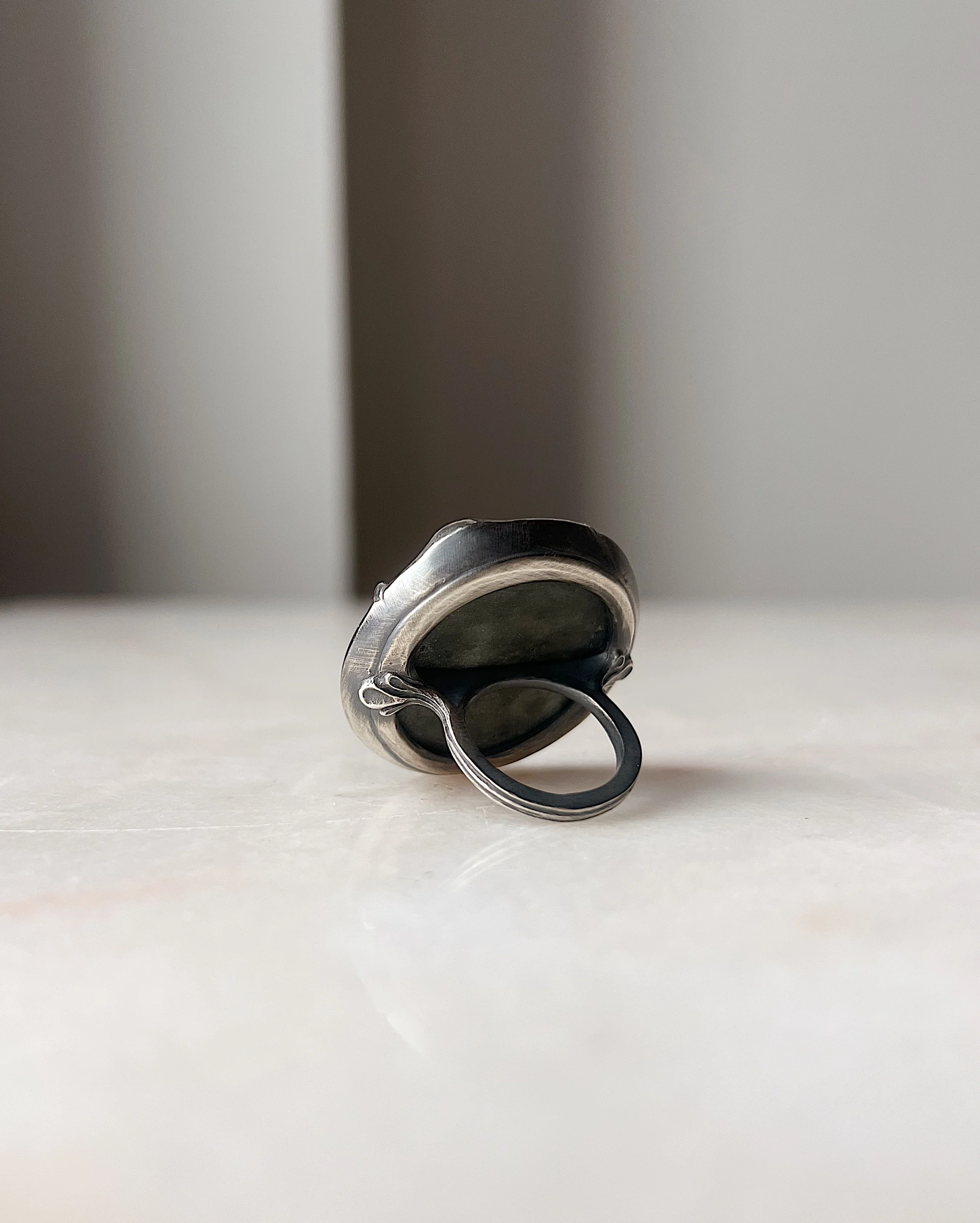 New Moon // Silver + Druzy Quartz - Image 3
