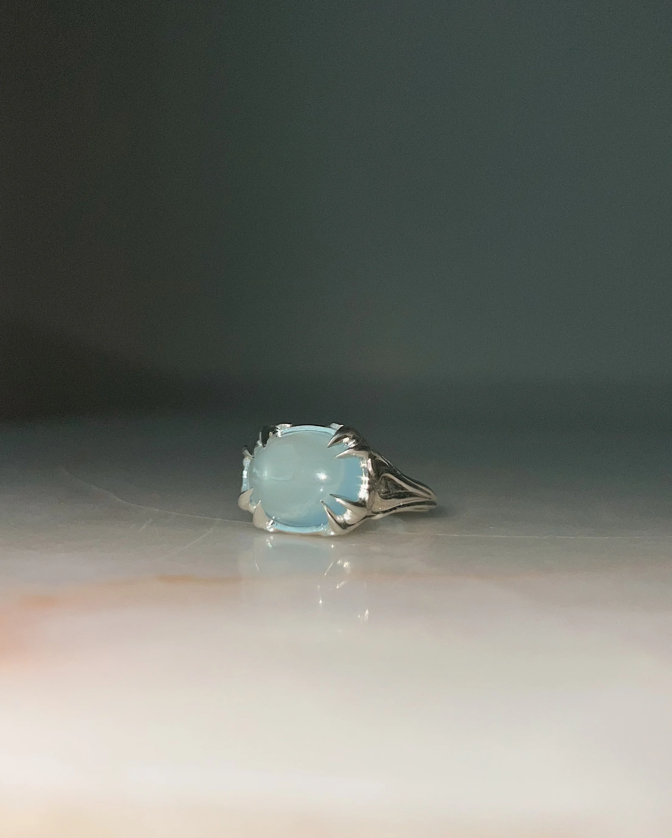 Of the Earth // Silver + Milky Aquamarine - Image 7