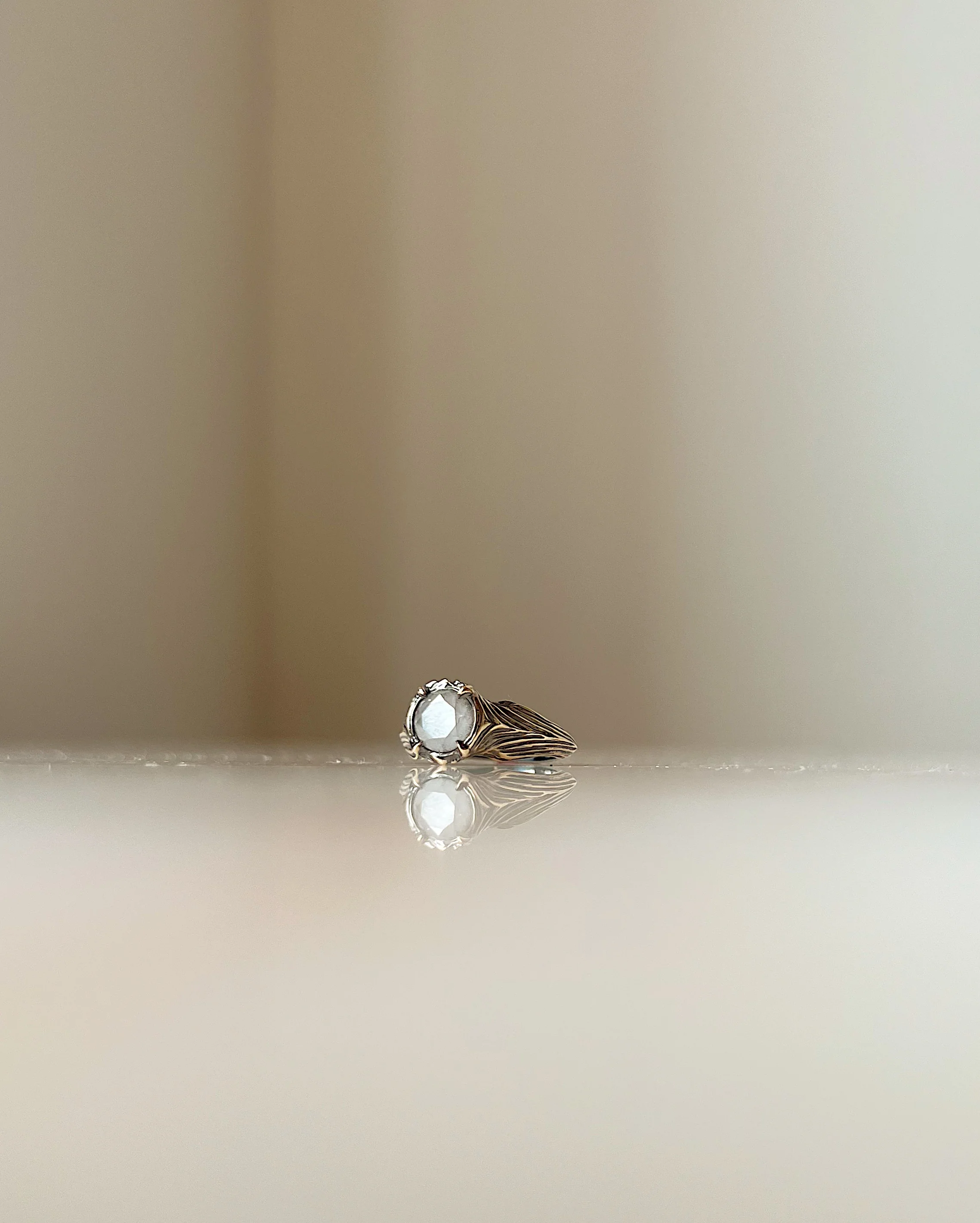 Pillars of the Heart III // 14ky + 1.15ct Diamond - Image 2
