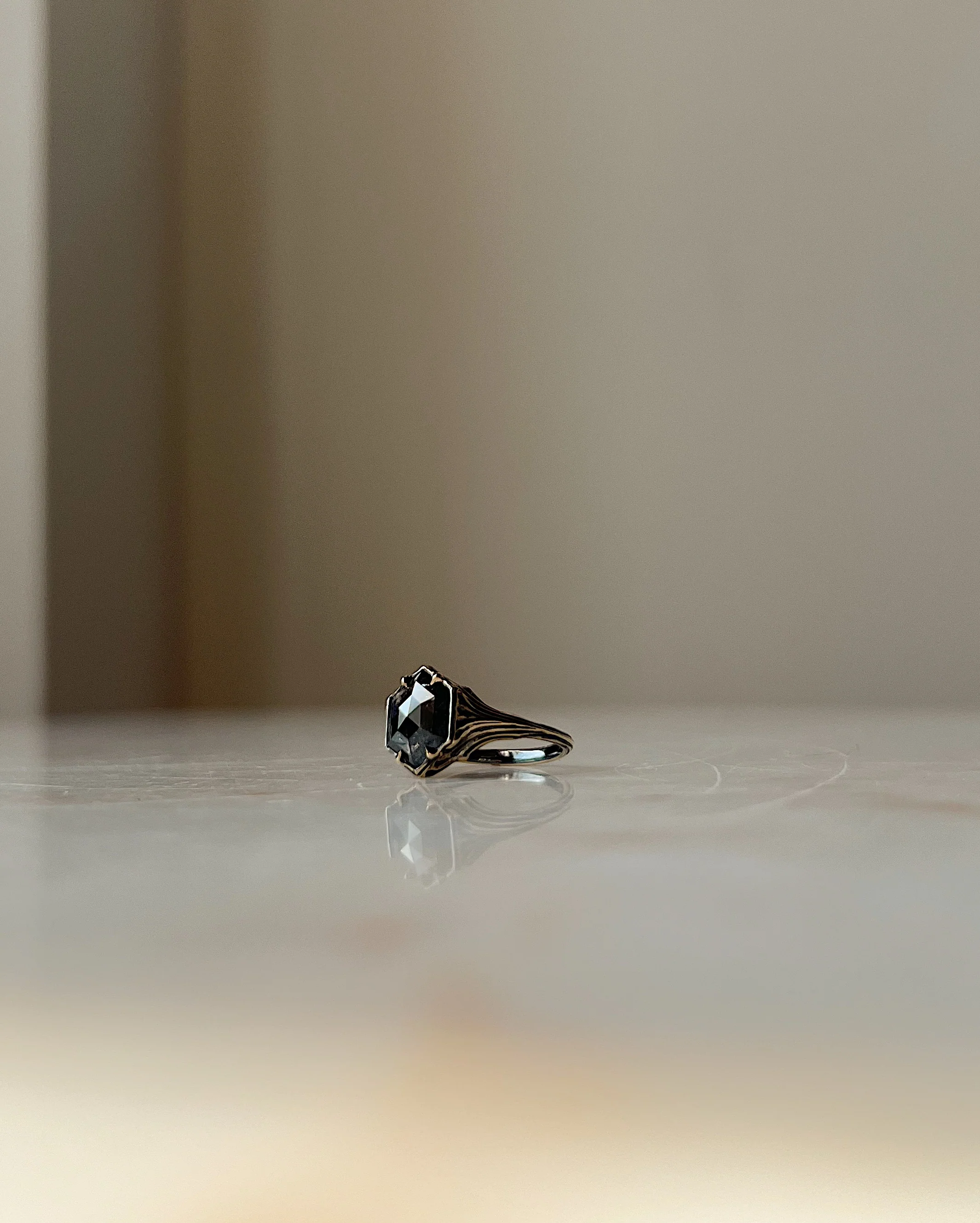 Pillars of the Heart I // 14ky + 2.18ct Diamond - Image 2