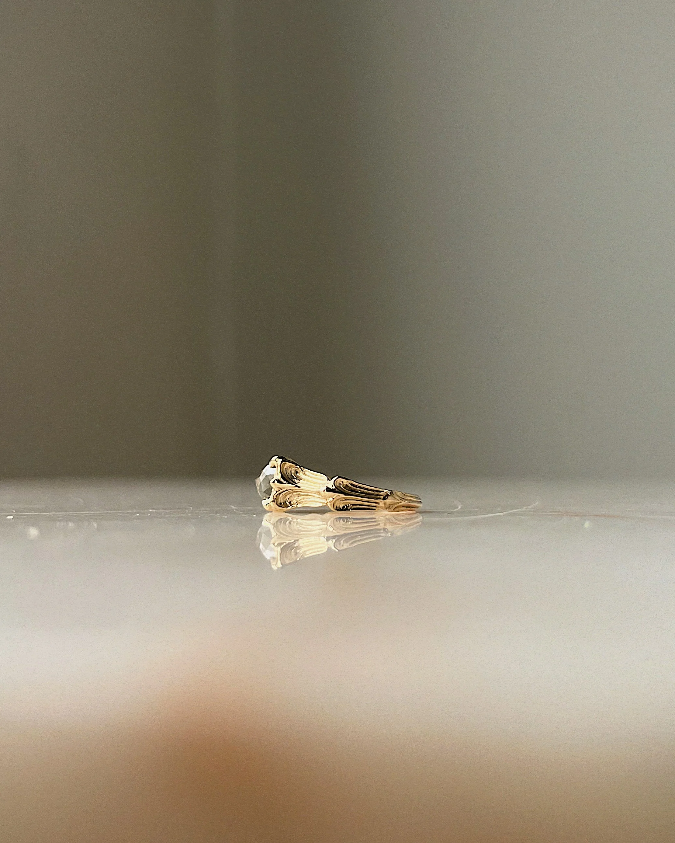 Pillars of the Heart VII // 14ky + 1.36ct Diamond - Image 2