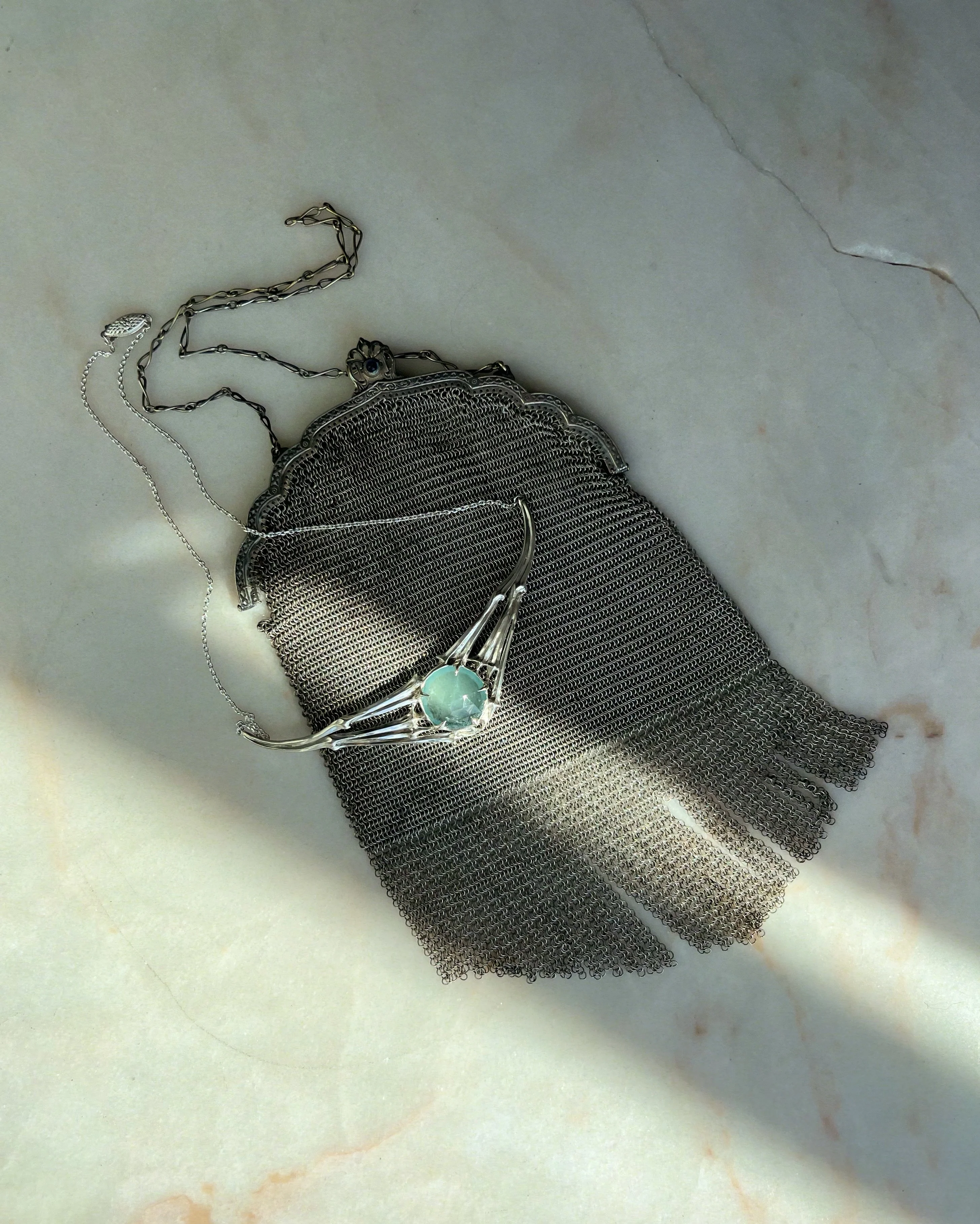 Rib Vault // Aquamarine Necklace - Image 3