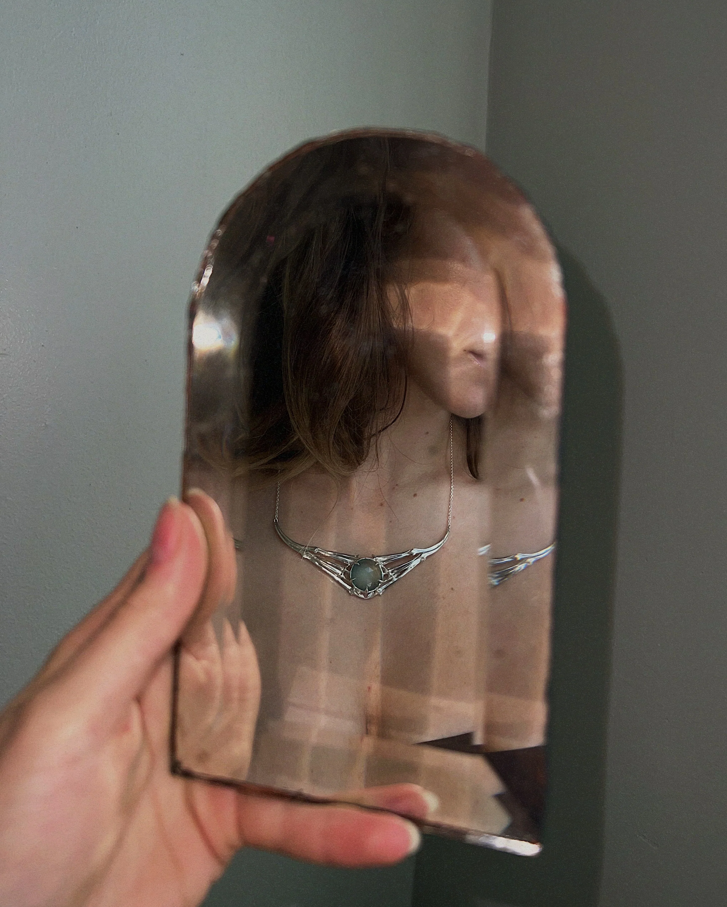 Rib Vault // Aquamarine Necklace - Image 4