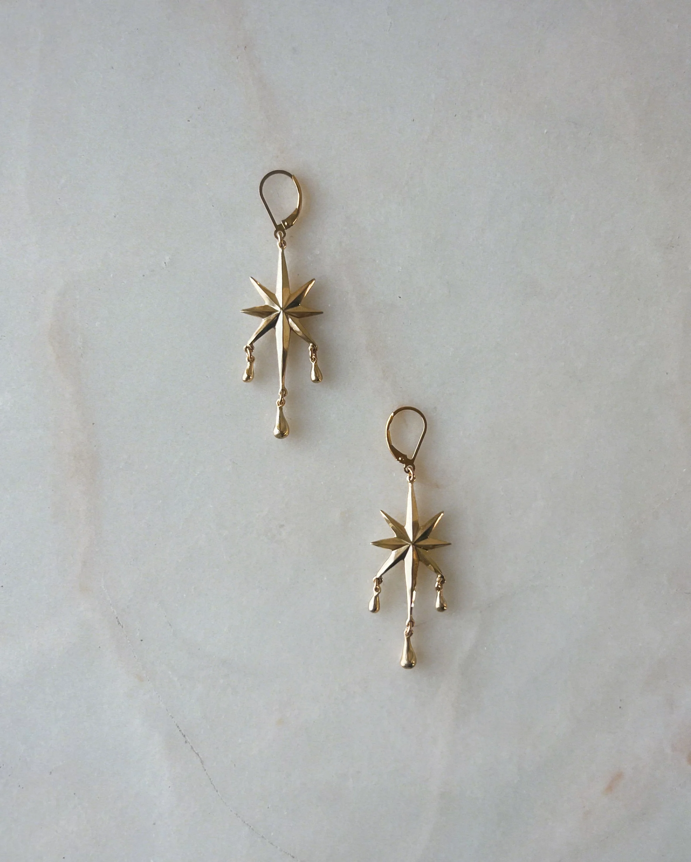 Rising Star // Gold Earrings