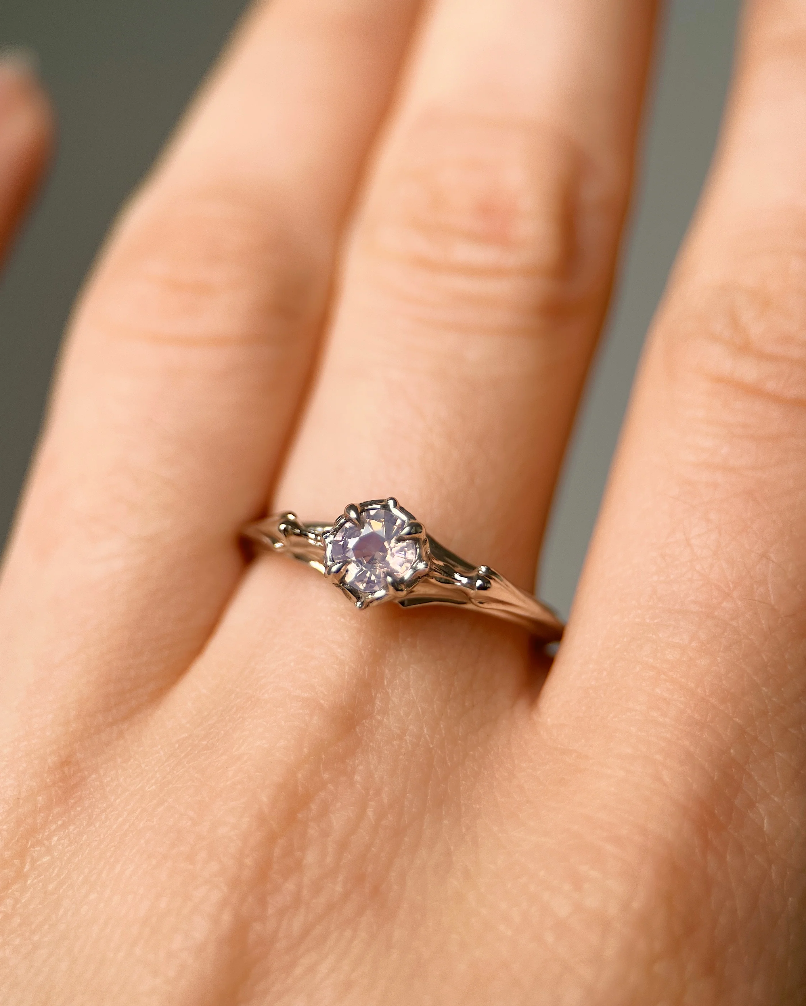 Rose Water // 14kw + 0.48ct Sapphire - Image 10