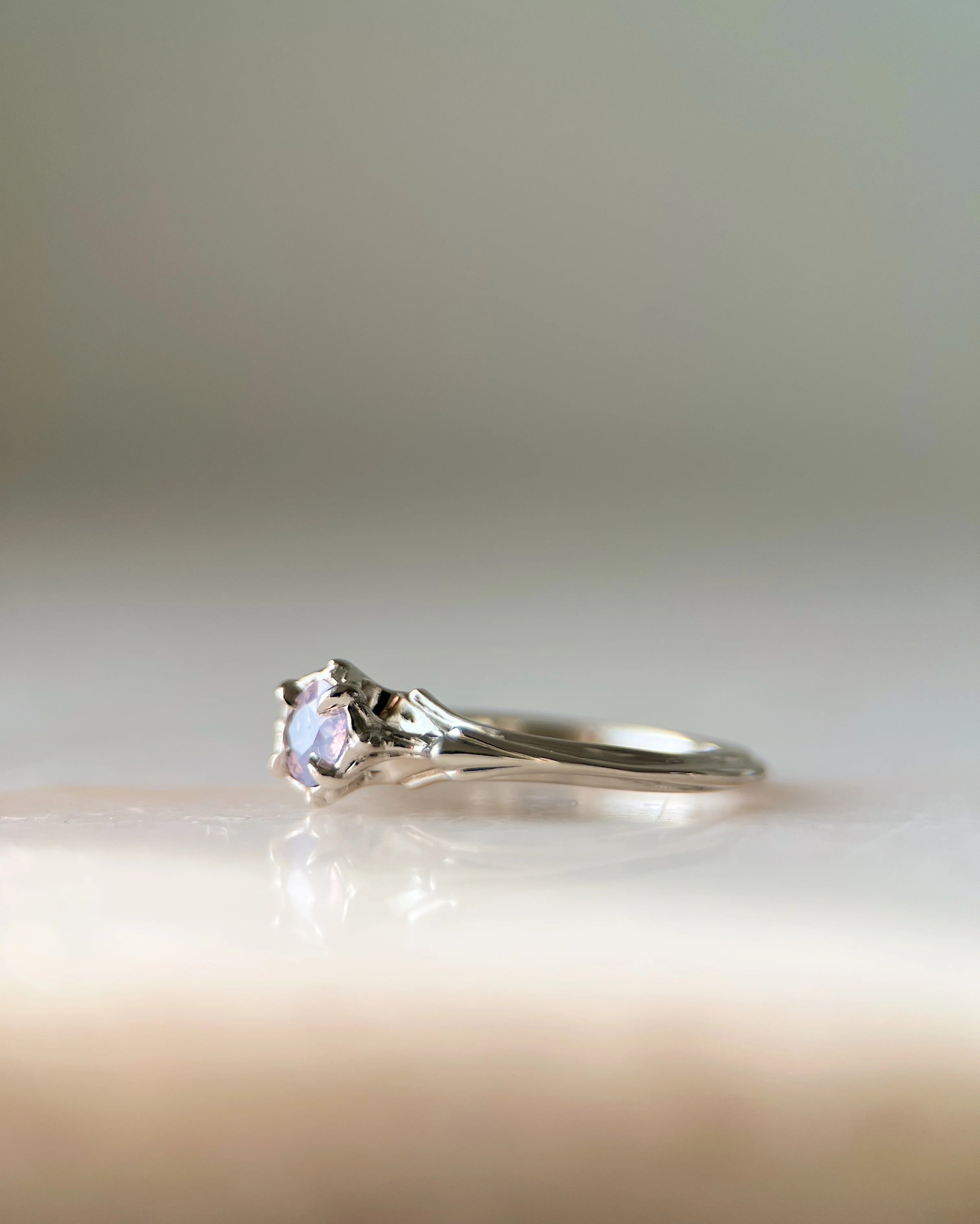 Rose Water // 14kw + 0.48ct Sapphire - Image 5