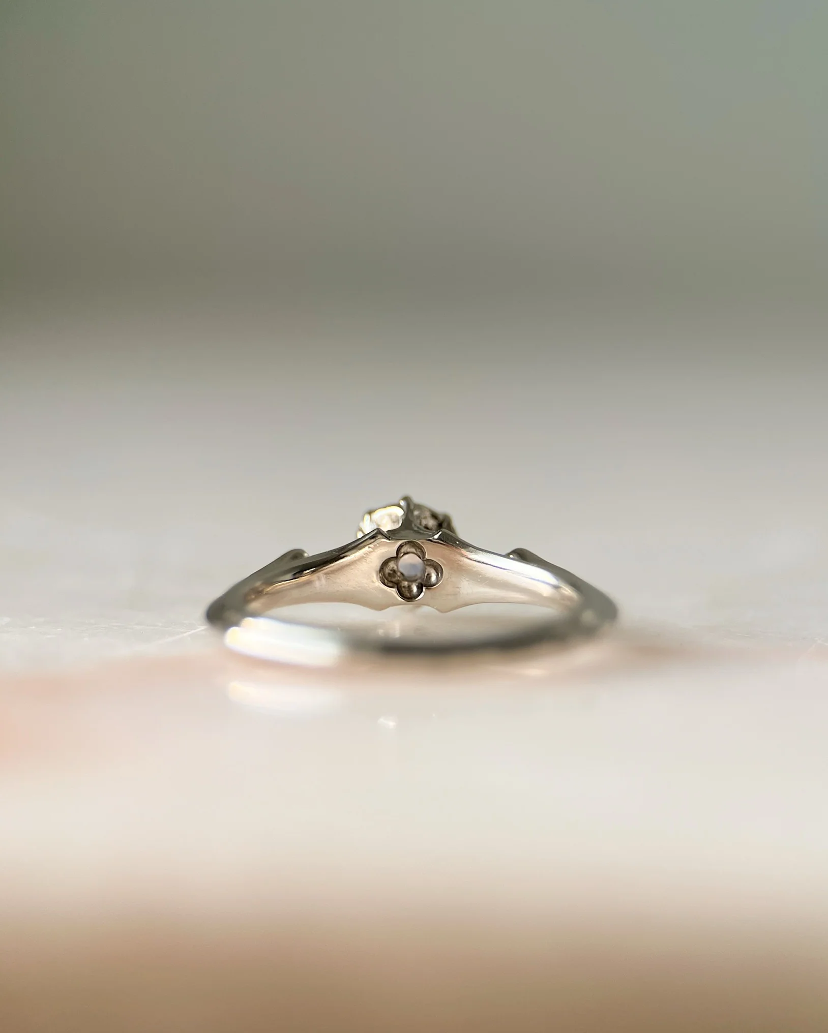 Rose Water // 14kw + 0.48ct Sapphire - Image 6