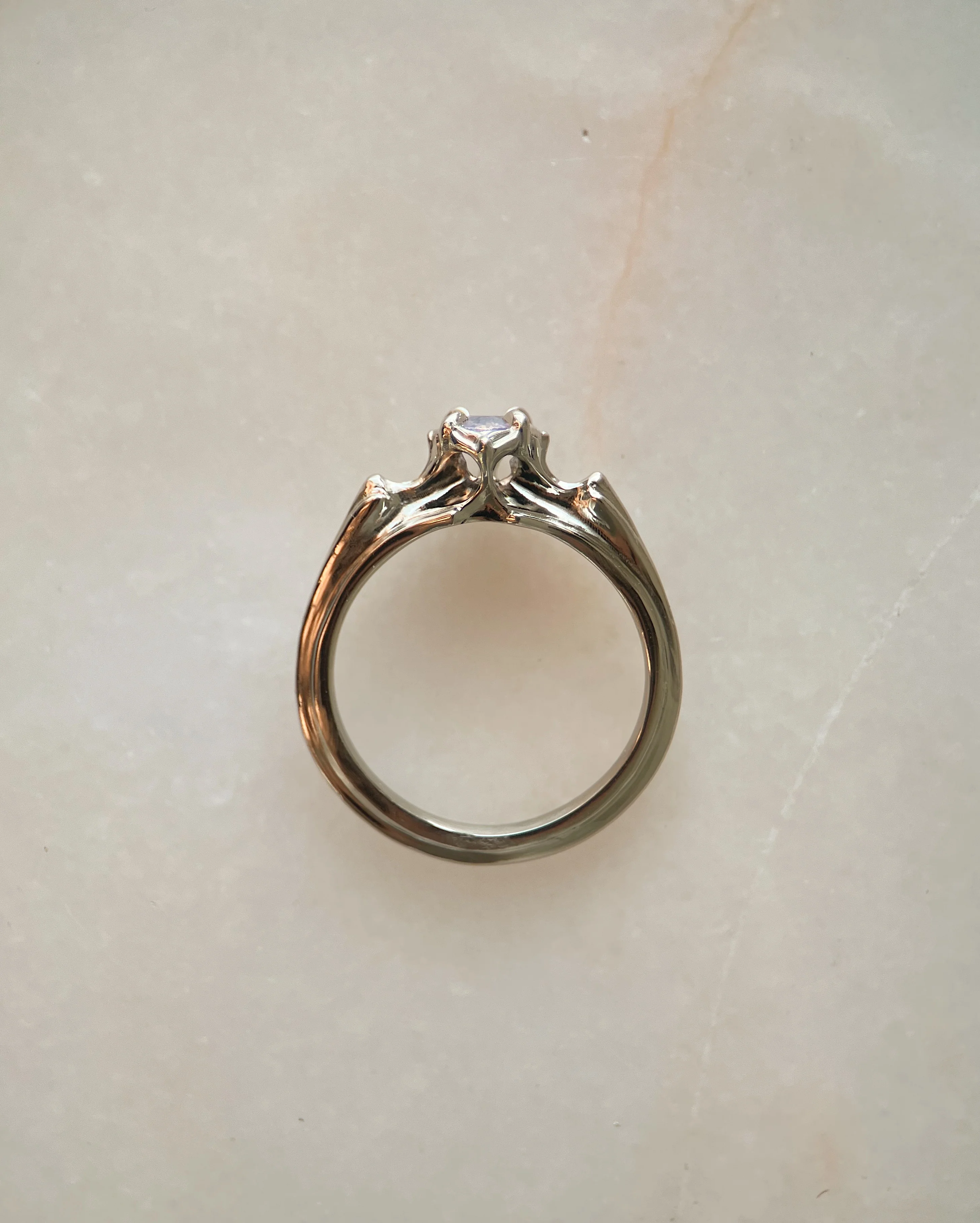 Rose Water // 14kw + 0.48ct Sapphire - Image 7