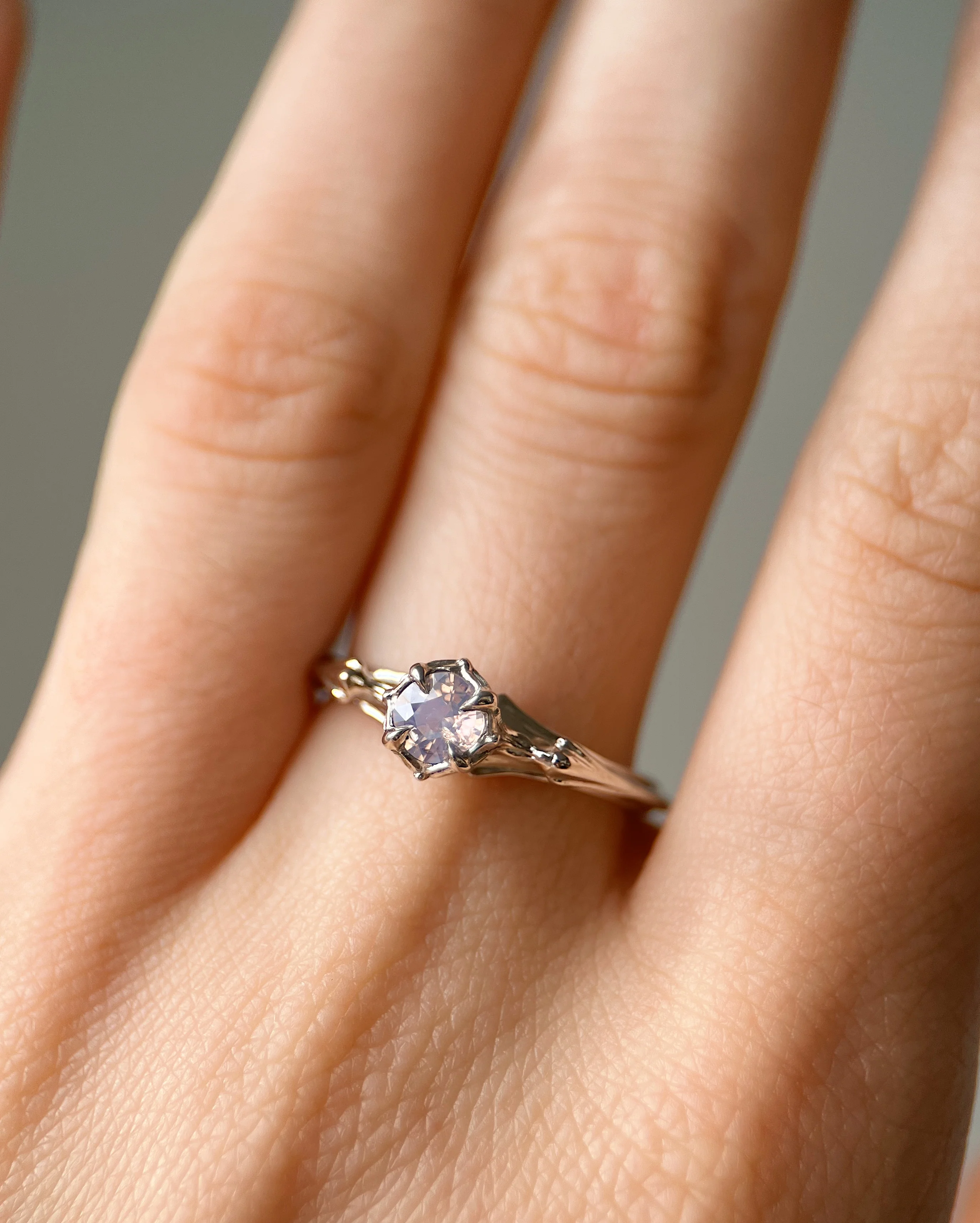 Rose Water // 14kw + 0.48ct Sapphire - Image 9