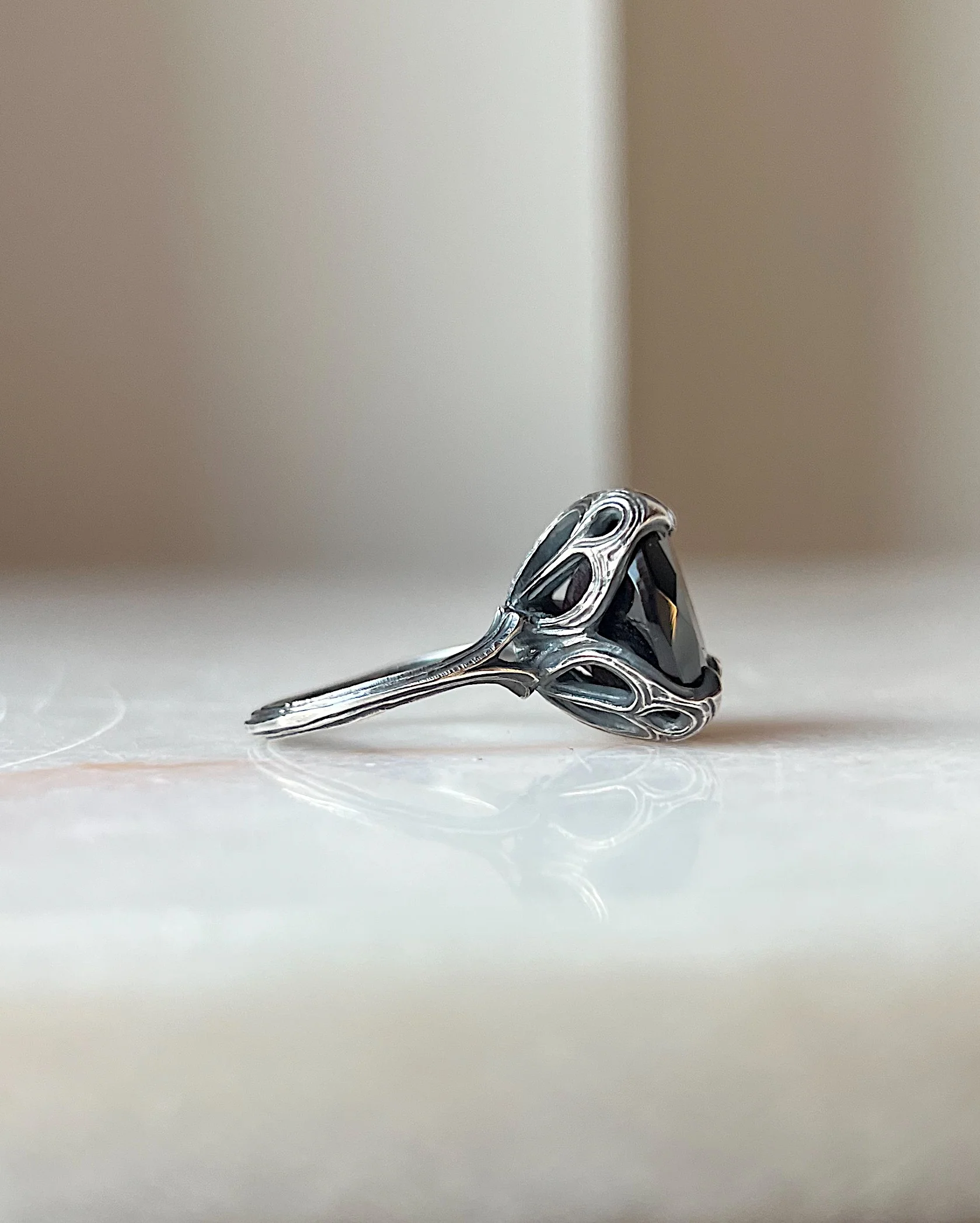 Apse // Silver + 18.7ct Garnet - Image 2
