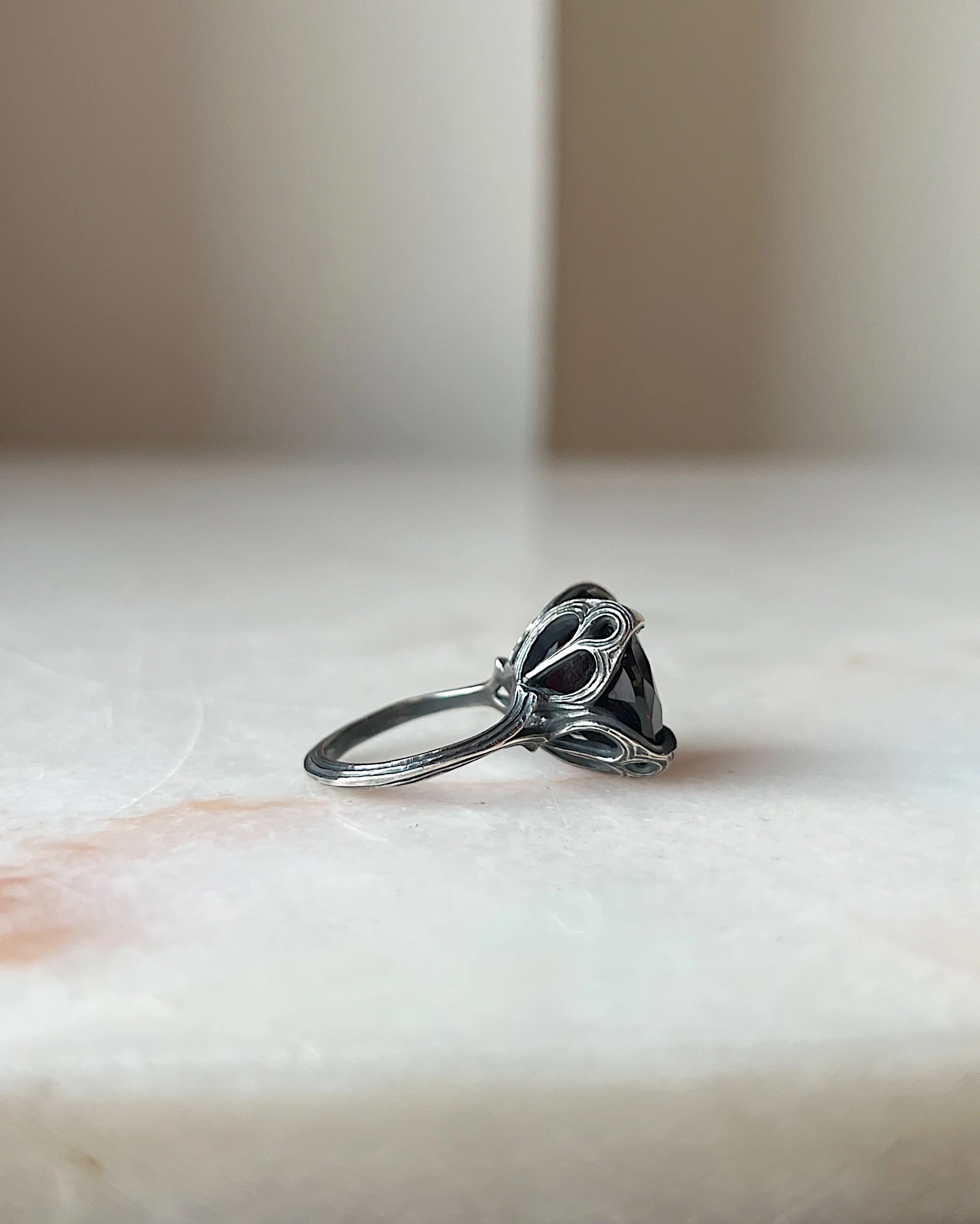 Apse // Silver + 18.7ct Garnet - Image 3