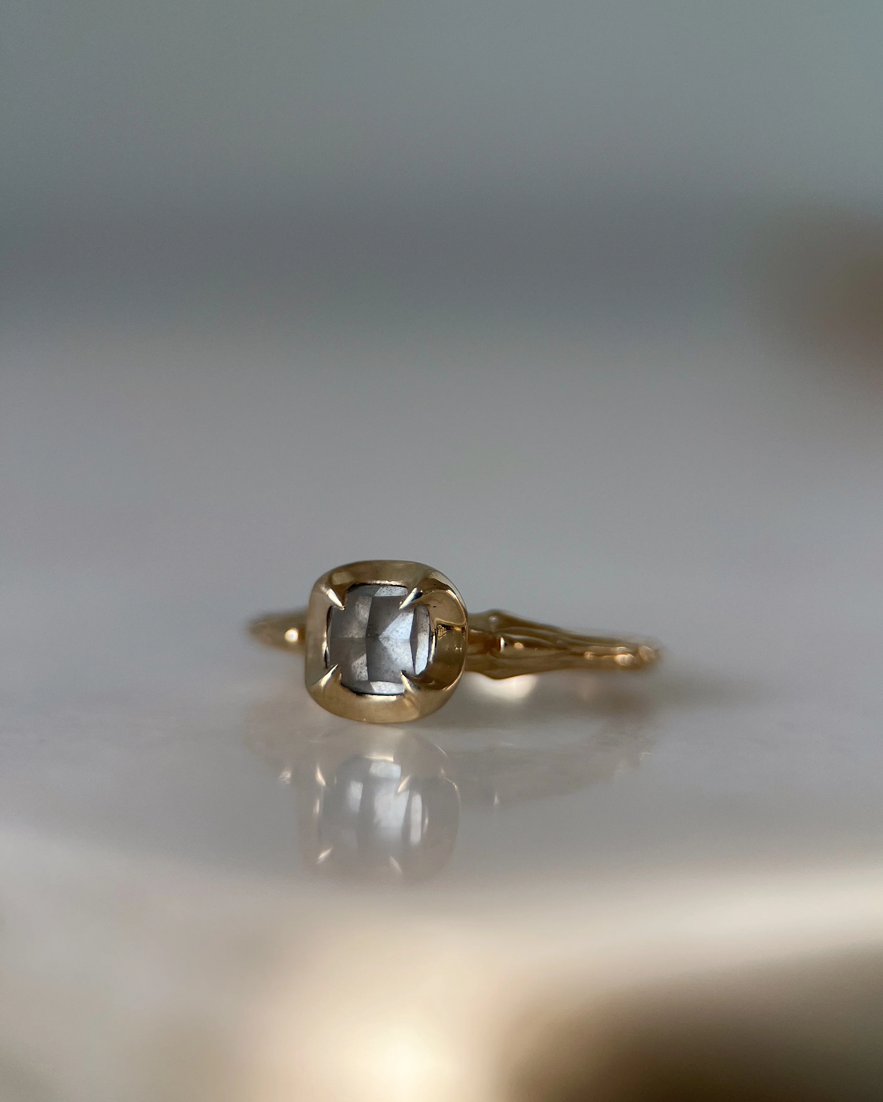 Still Life // 14ky + 1.03ct Diamond