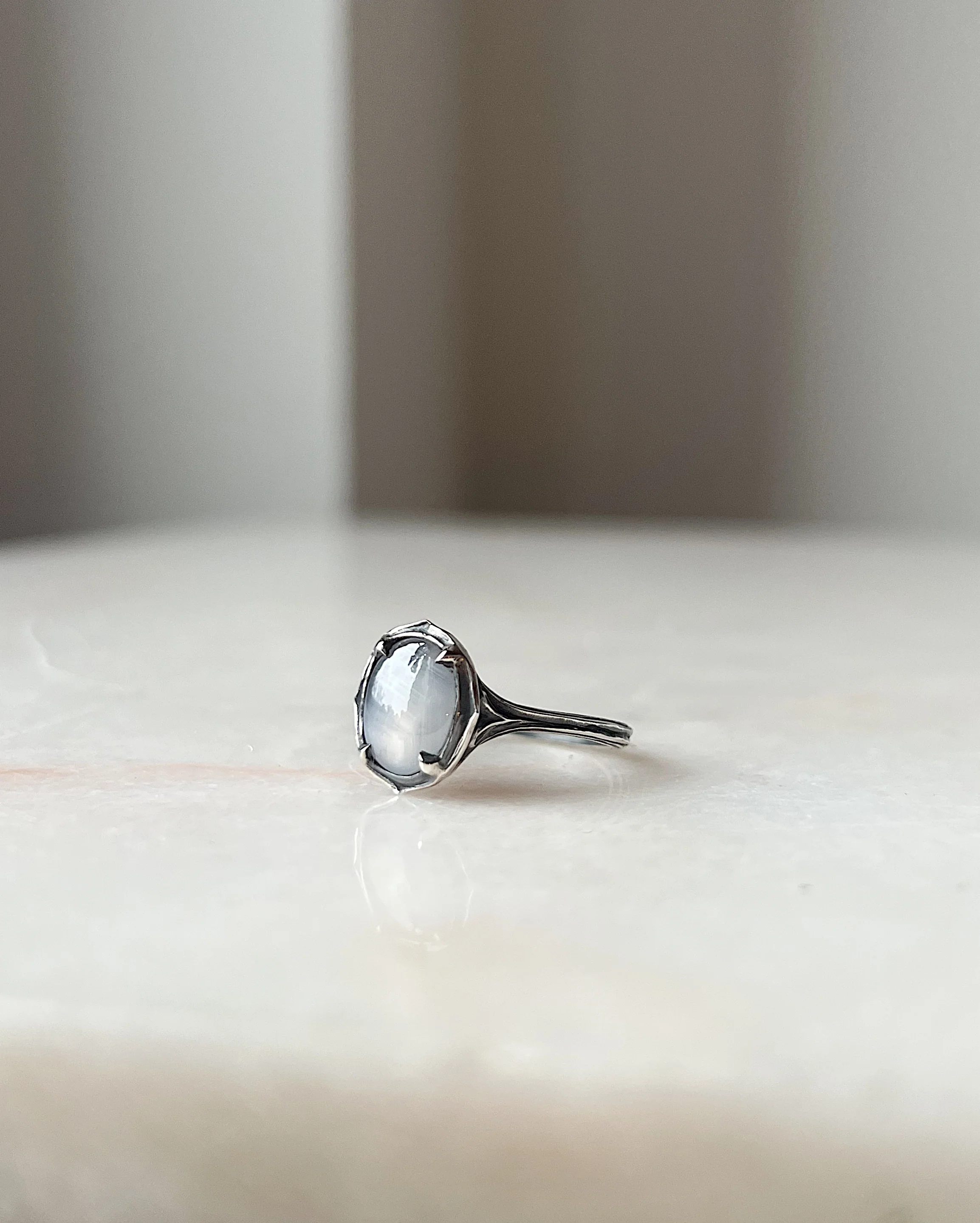 The Angel // Silver + White Star Sapphire - Image 2