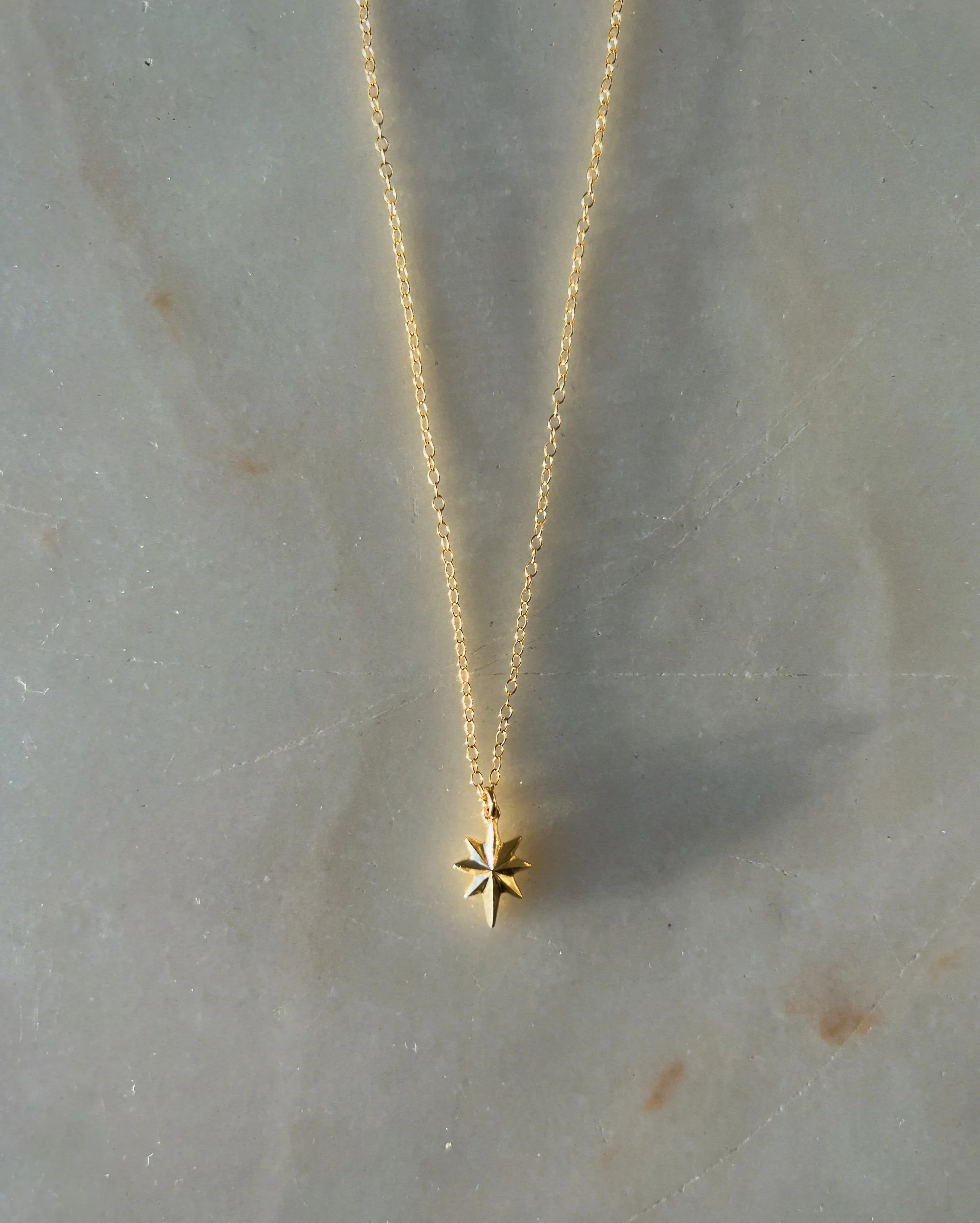 The Fallen Star // Gold Necklace