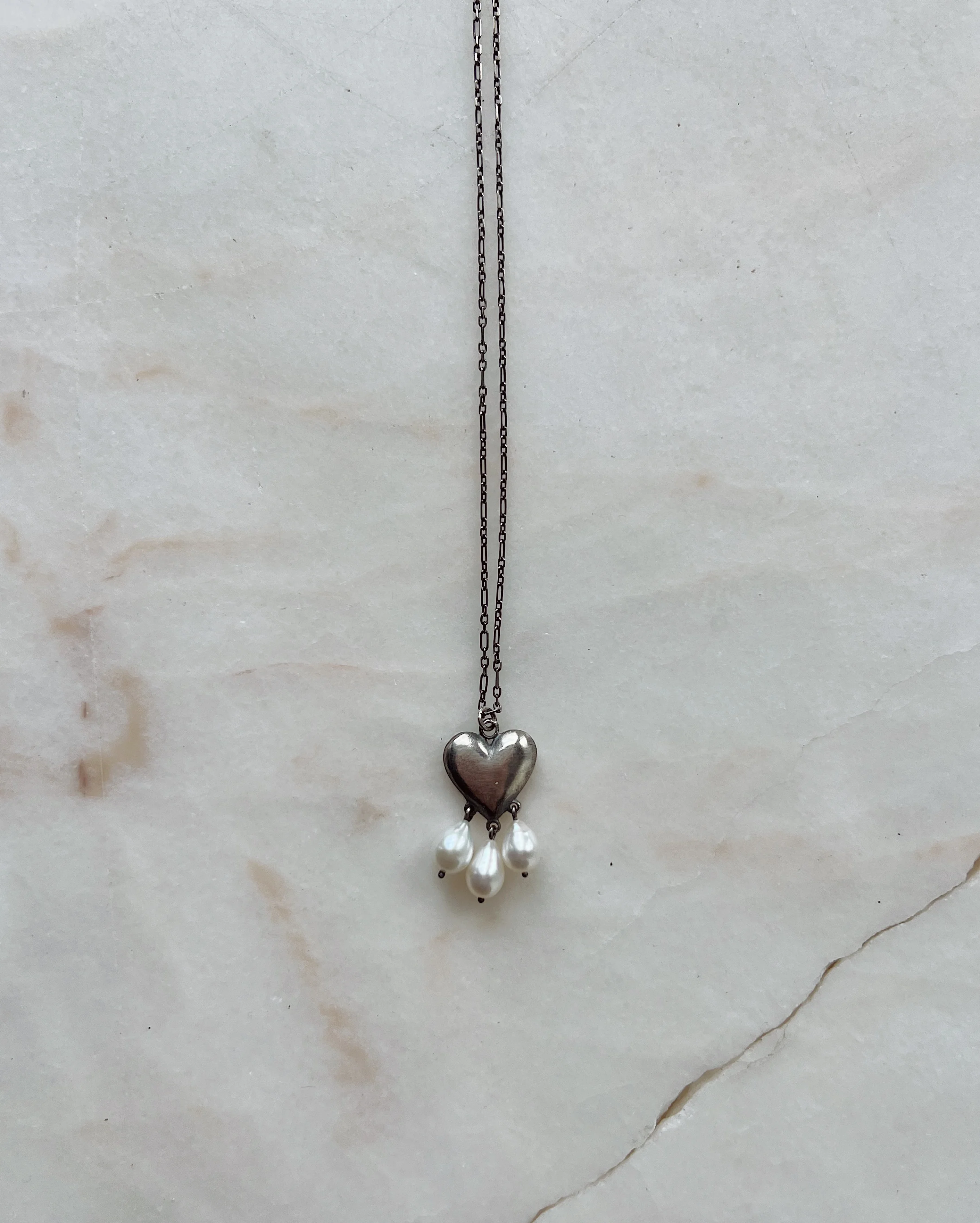 The Heart Overflows // Small Freshwater Pearl // Necklace - Image 2