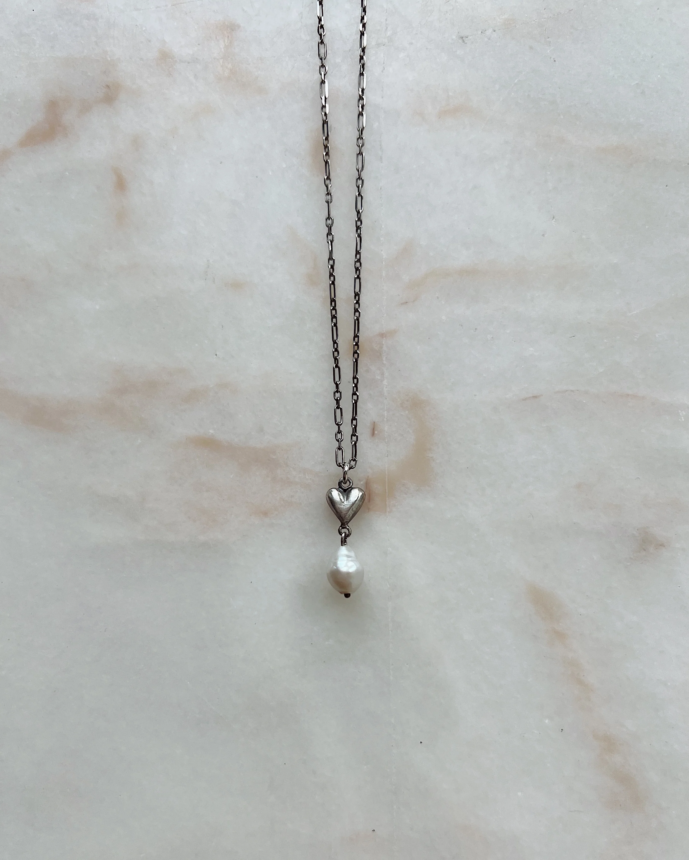 The Heart Overflows // XS Freshwater Pearl // Necklace - Image 2