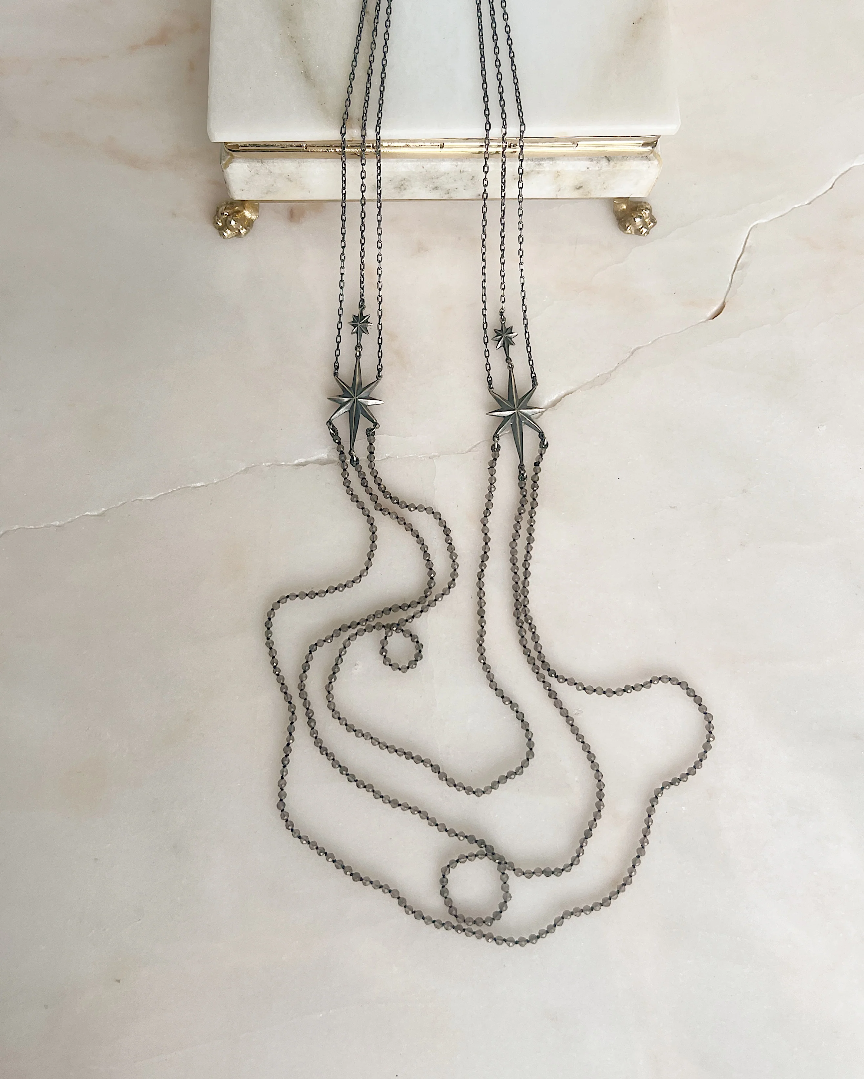In The New Year // Grey Moonstone Necklace - Image 2
