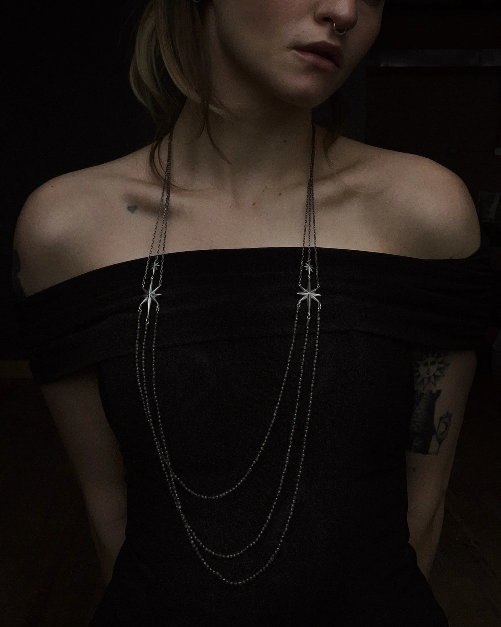 In The New Year // Grey Moonstone Necklace - Image 5
