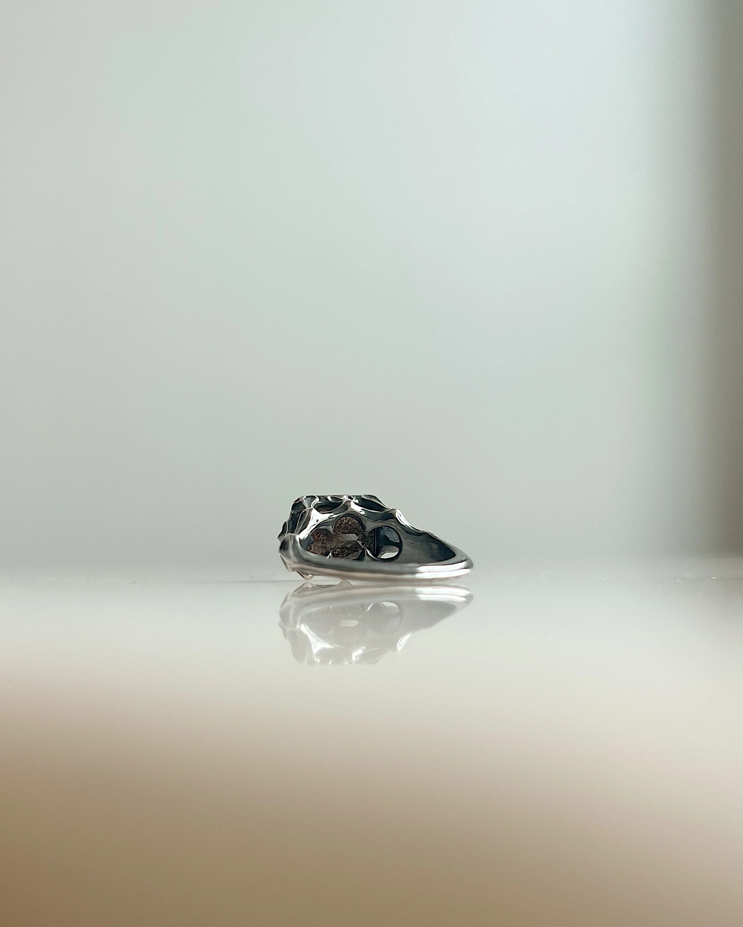 The Red Sea // Silver + Aquamarine Sunstone - Image 5