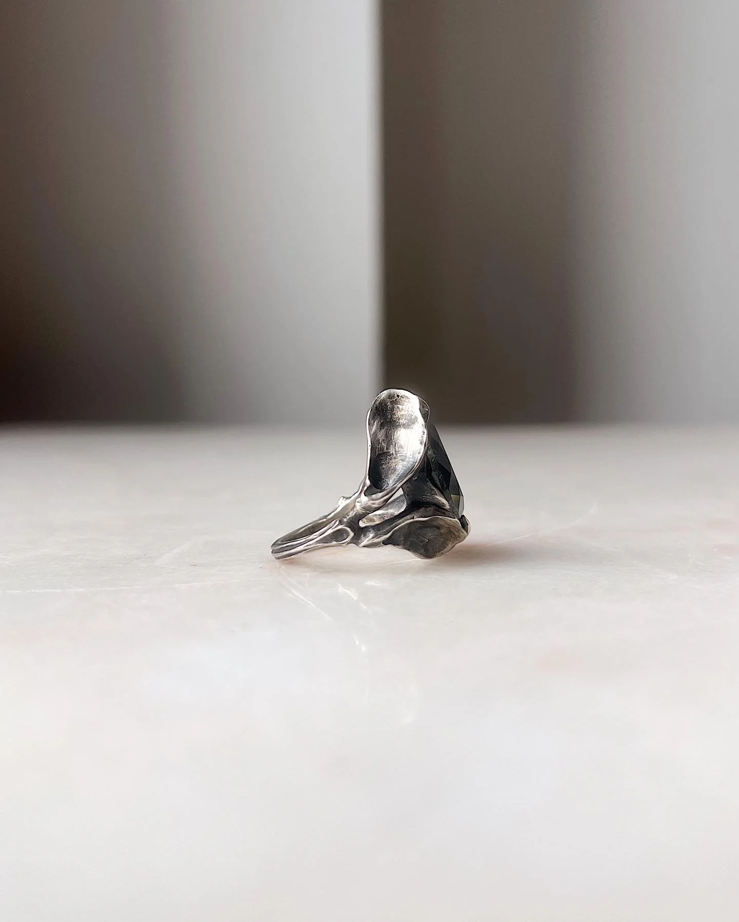 The Snake Swallows The Sea // Silver + Moss Aquamarine - Image 3