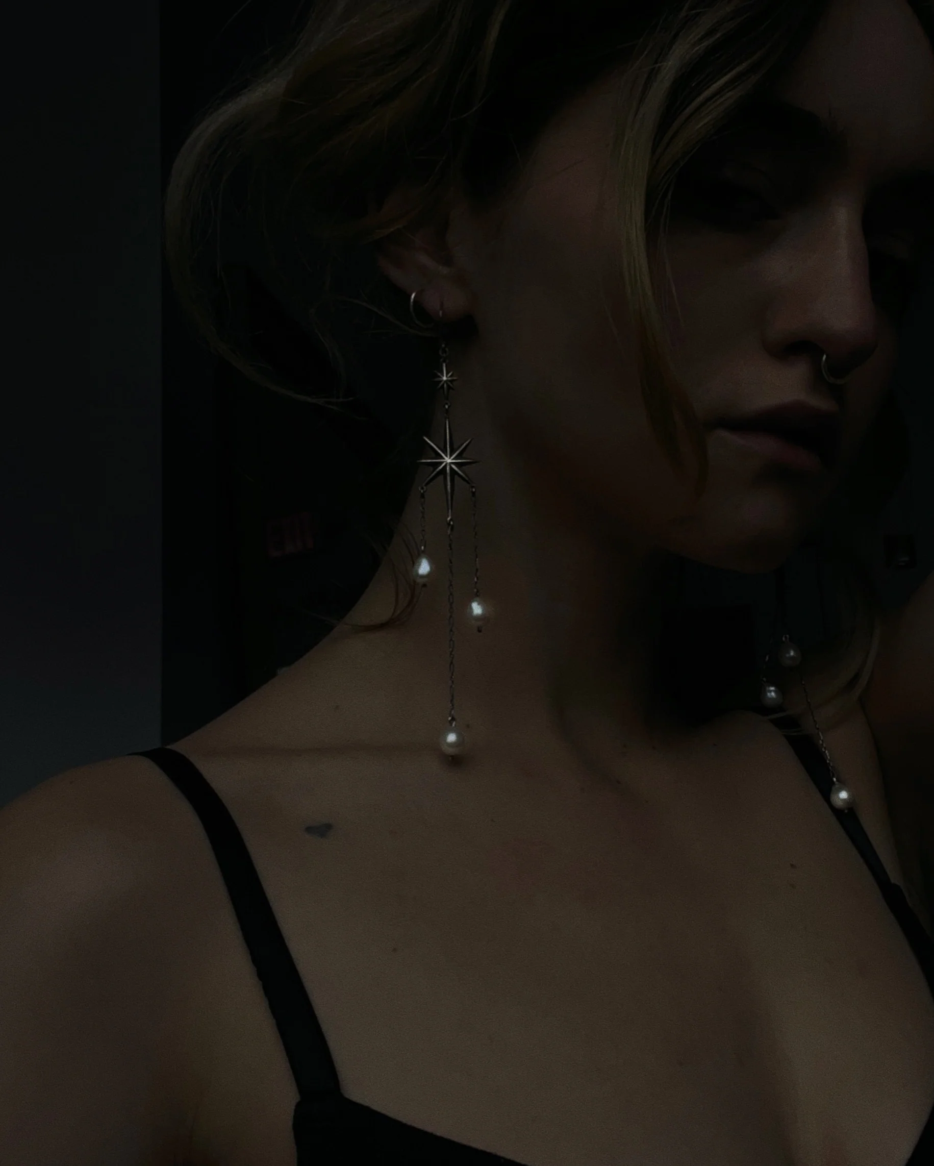 The Stars Aligned // Baroque Pearl // XL Earrings - Image 3
