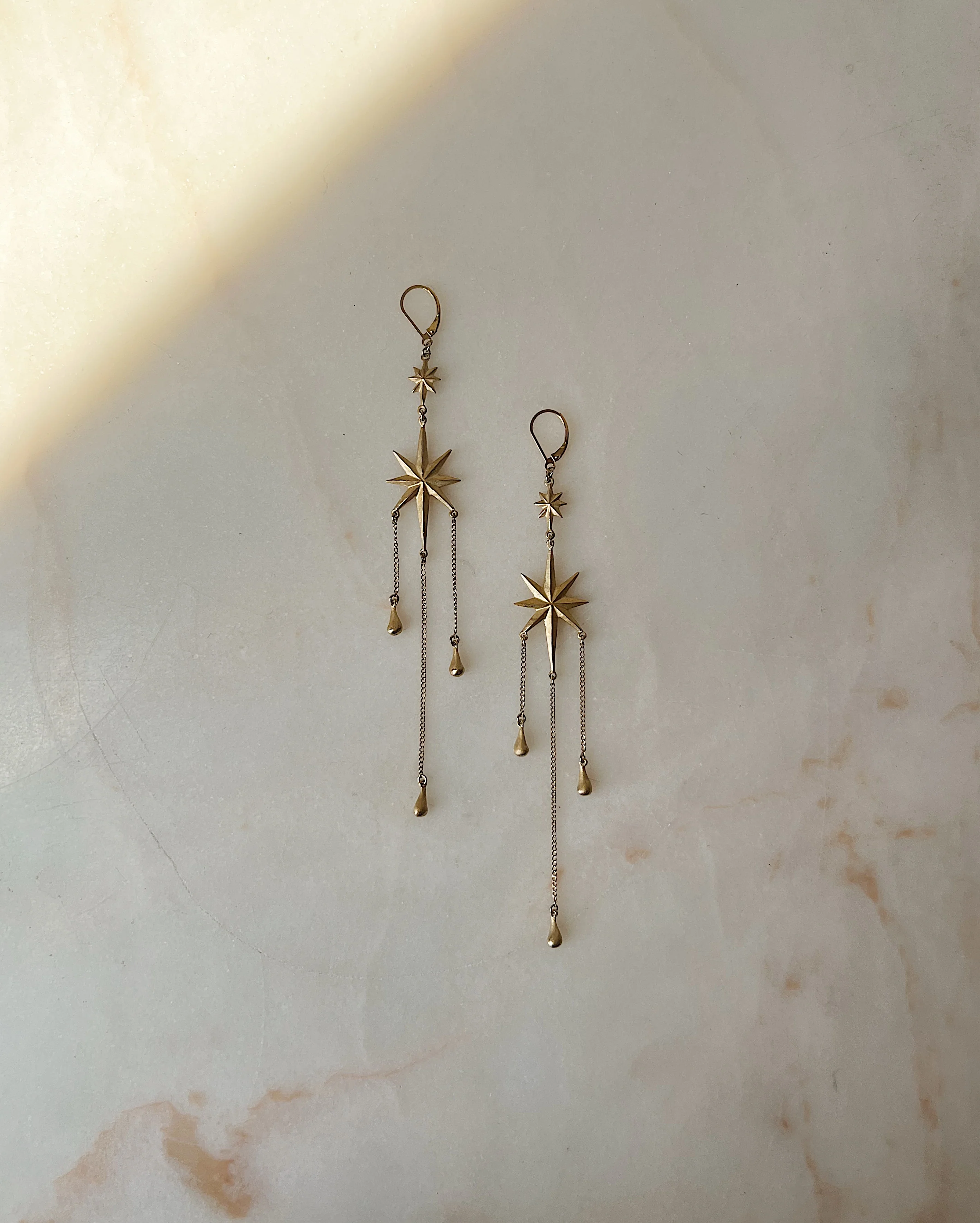The Stars Aligned // XL Earrings // Gold - Image 2
