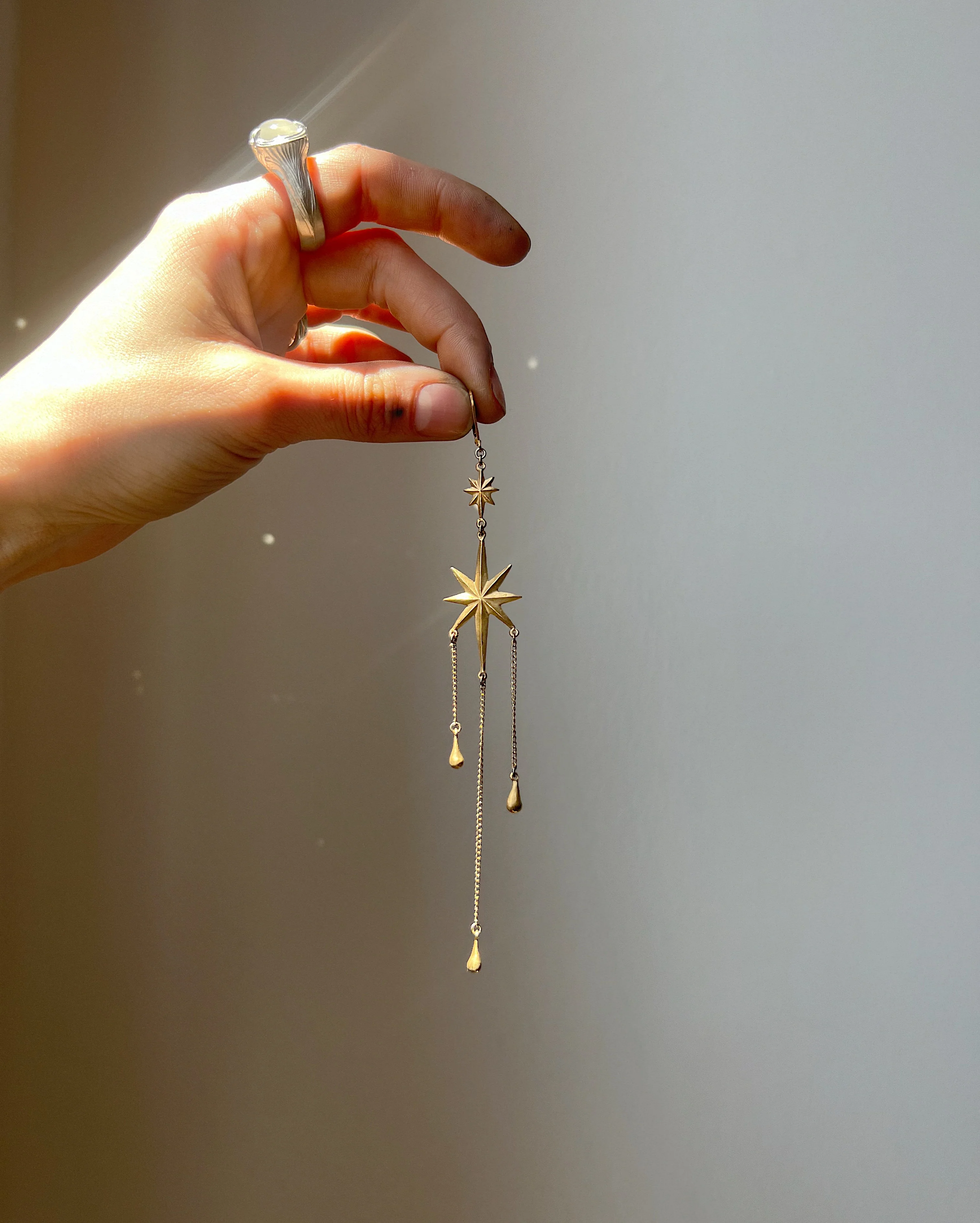 The Stars Aligned // XL Earrings // Gold - Image 3