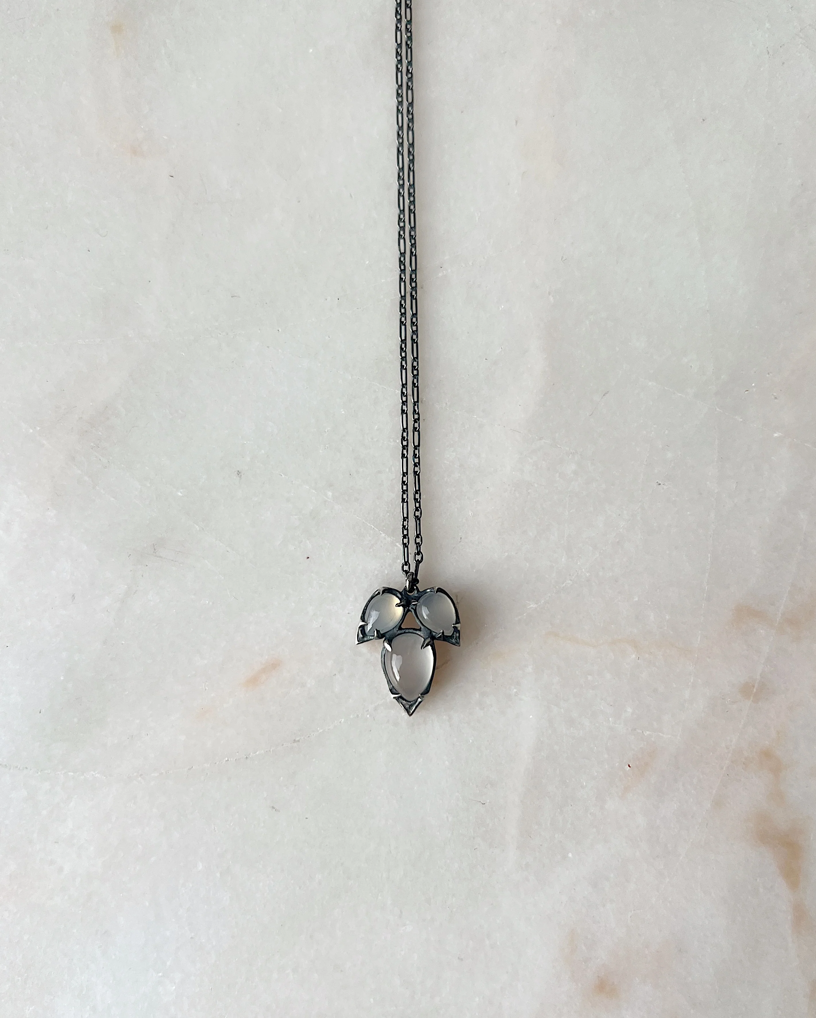 The Sharpest Thorn III // Fine Chain Gemstone Necklace