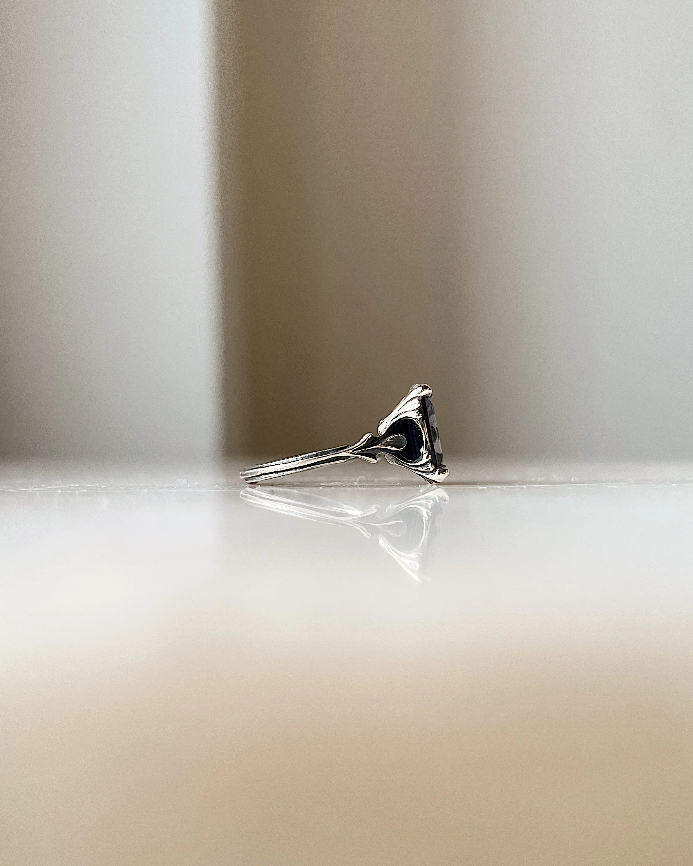 Window to the Universe // Silver + Iolite Sunstone