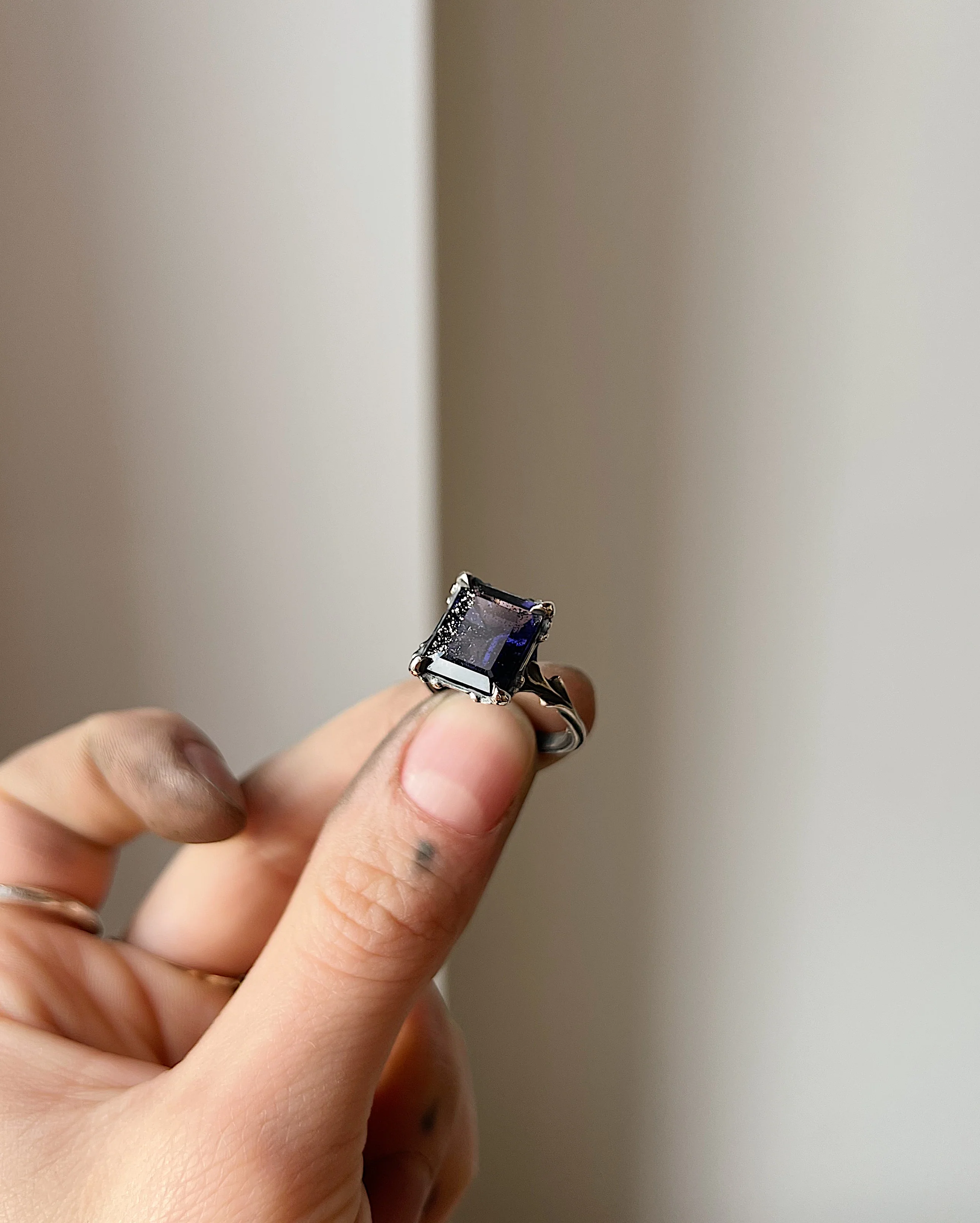 Window to the Universe // Silver + Iolite Sunstone - Image 2